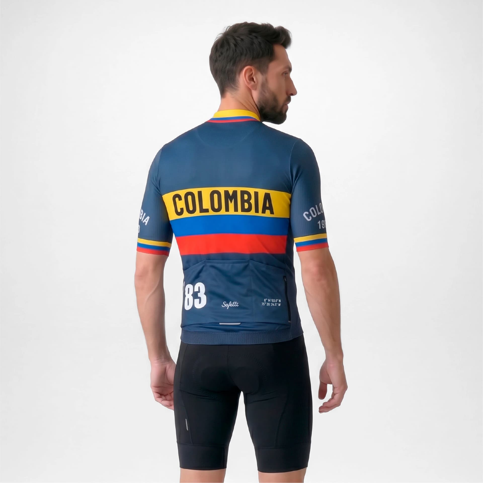 CAMISA CICLISMO MANGA CORTA COLOMBIA VARTA 26 PARA HOMBRE - imagen 2