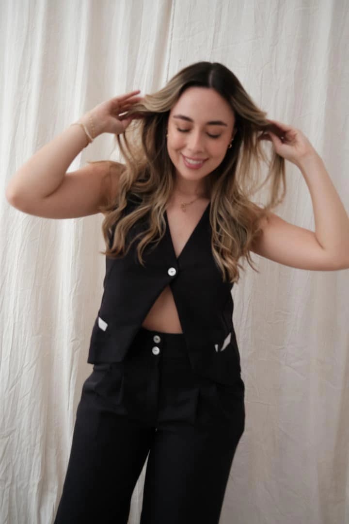 Chaleco Latino Vest Negro - imagen 3