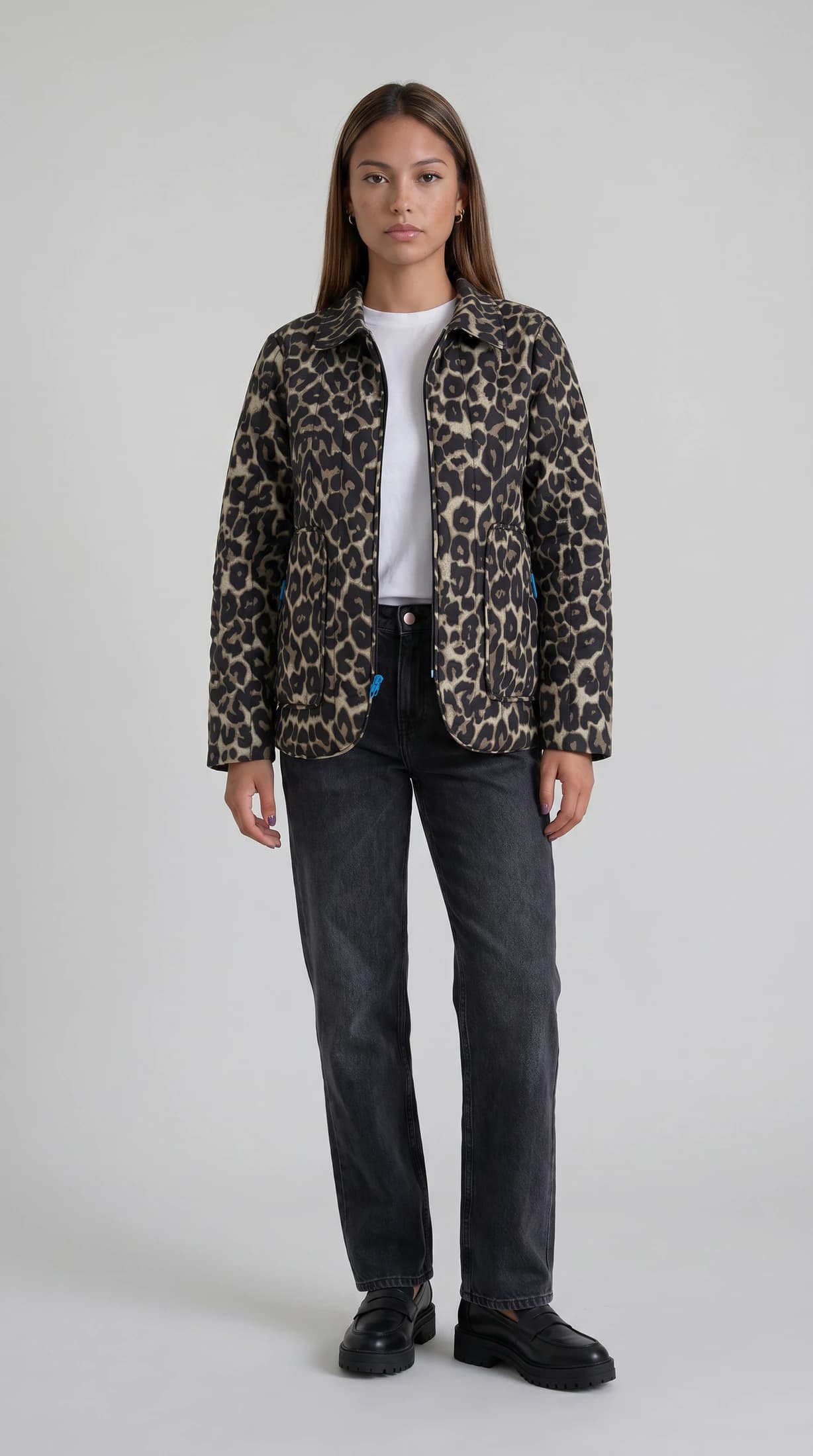 Chaqueta Leopardo Verde