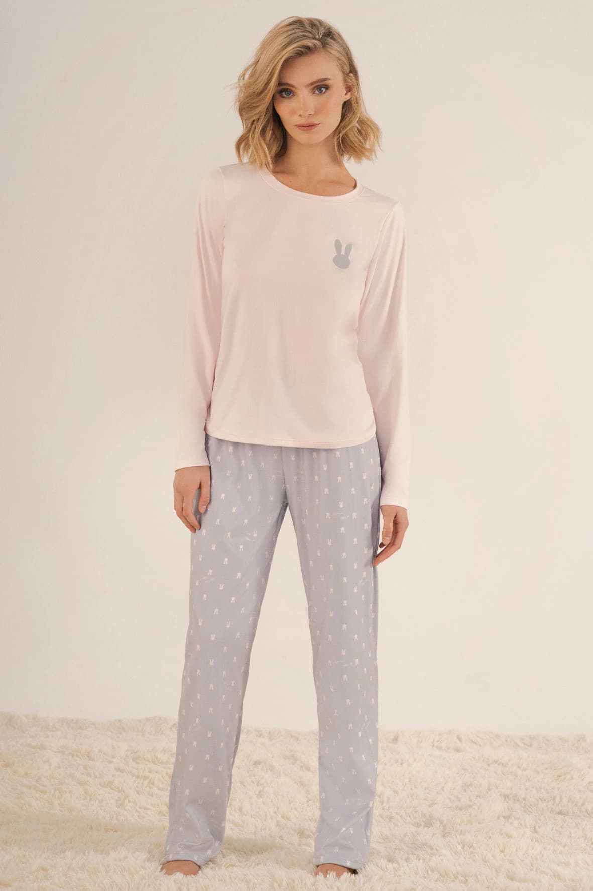 Pijama Pantalón Largo con Camiseta | Marca Aliada - imagen 3