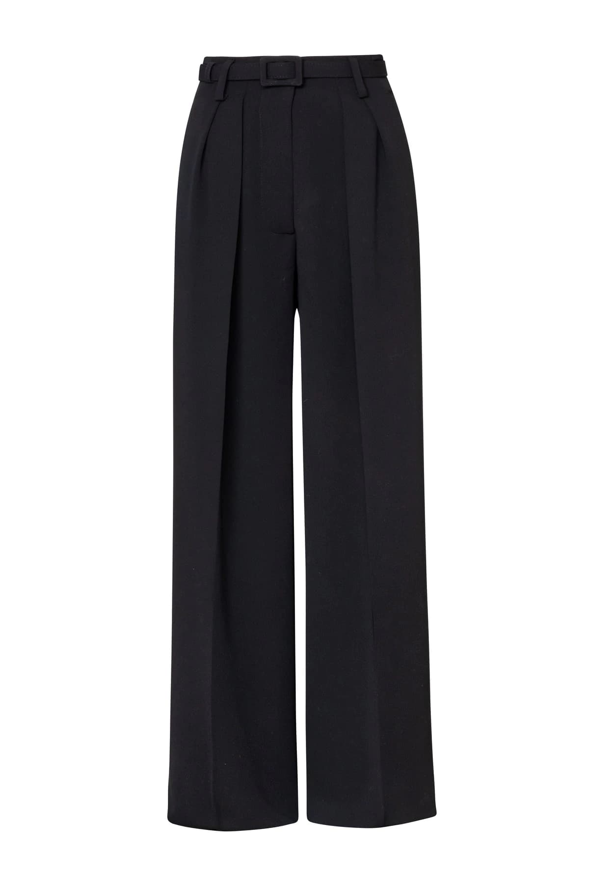 High-Rise Double-Pleated Wide-Leg Pants - imagen 2