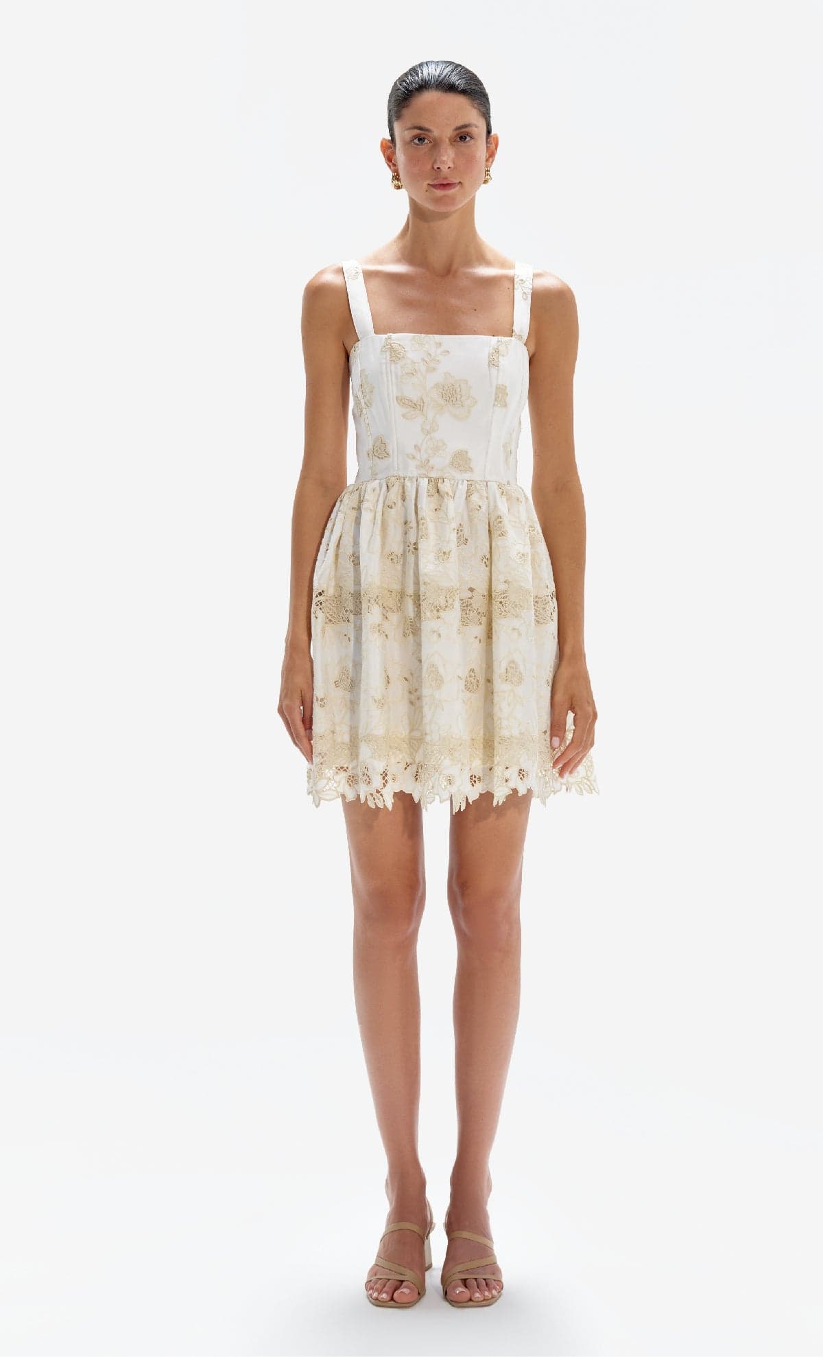 Vestido corto Nenufar Créme - imagen 1