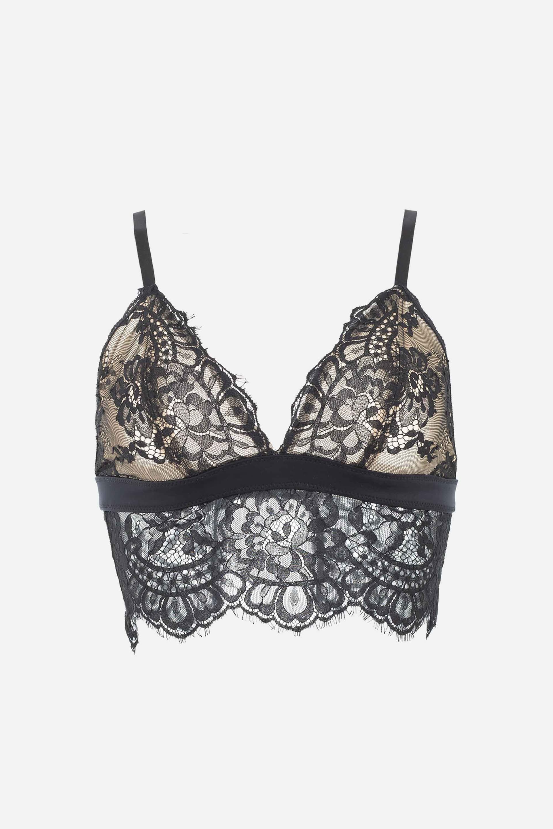BRALETTE SIN ARO SEXY ELLIPSE NEGRO - imagen 3