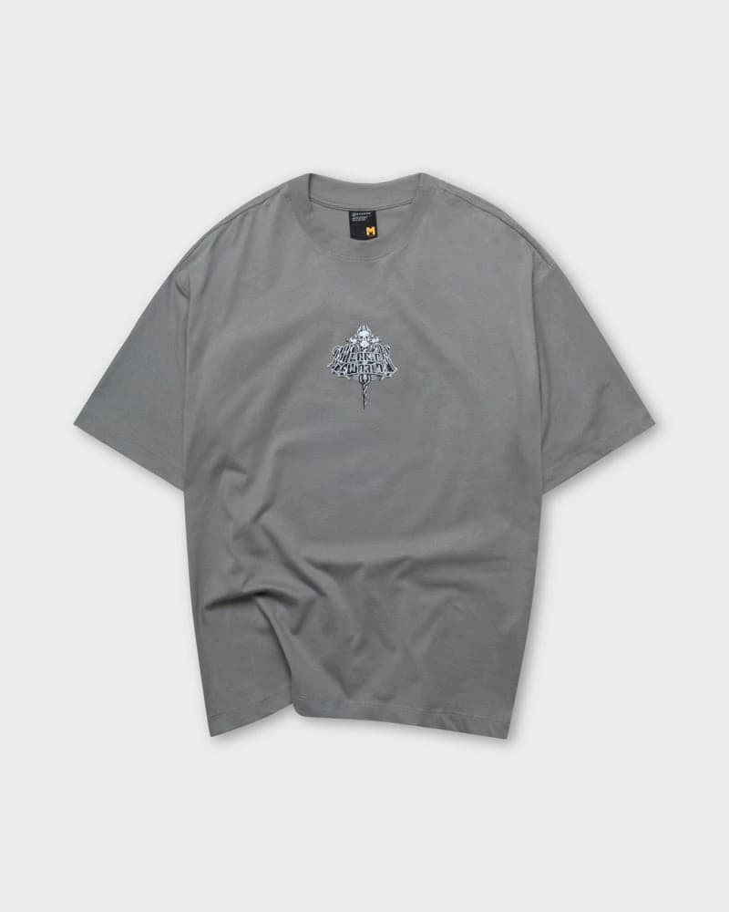 Camiseta Gris Oversize Warrior of World - imagen 6