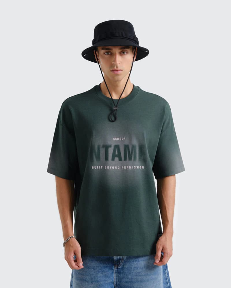 Camiseta Verde Oversize Untamed - imagen 2