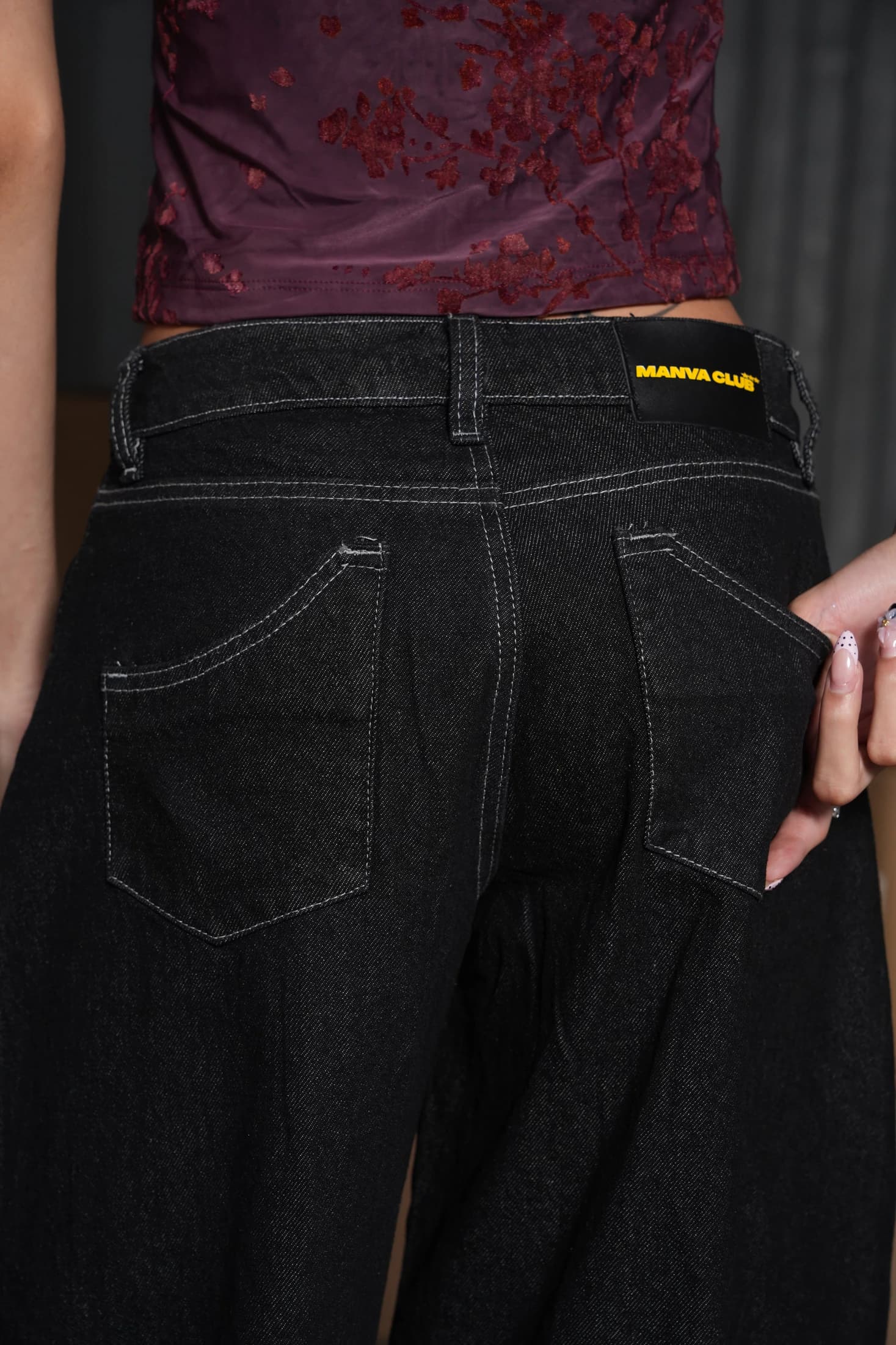 TAILORED DENIM NEGRO - imagen 3