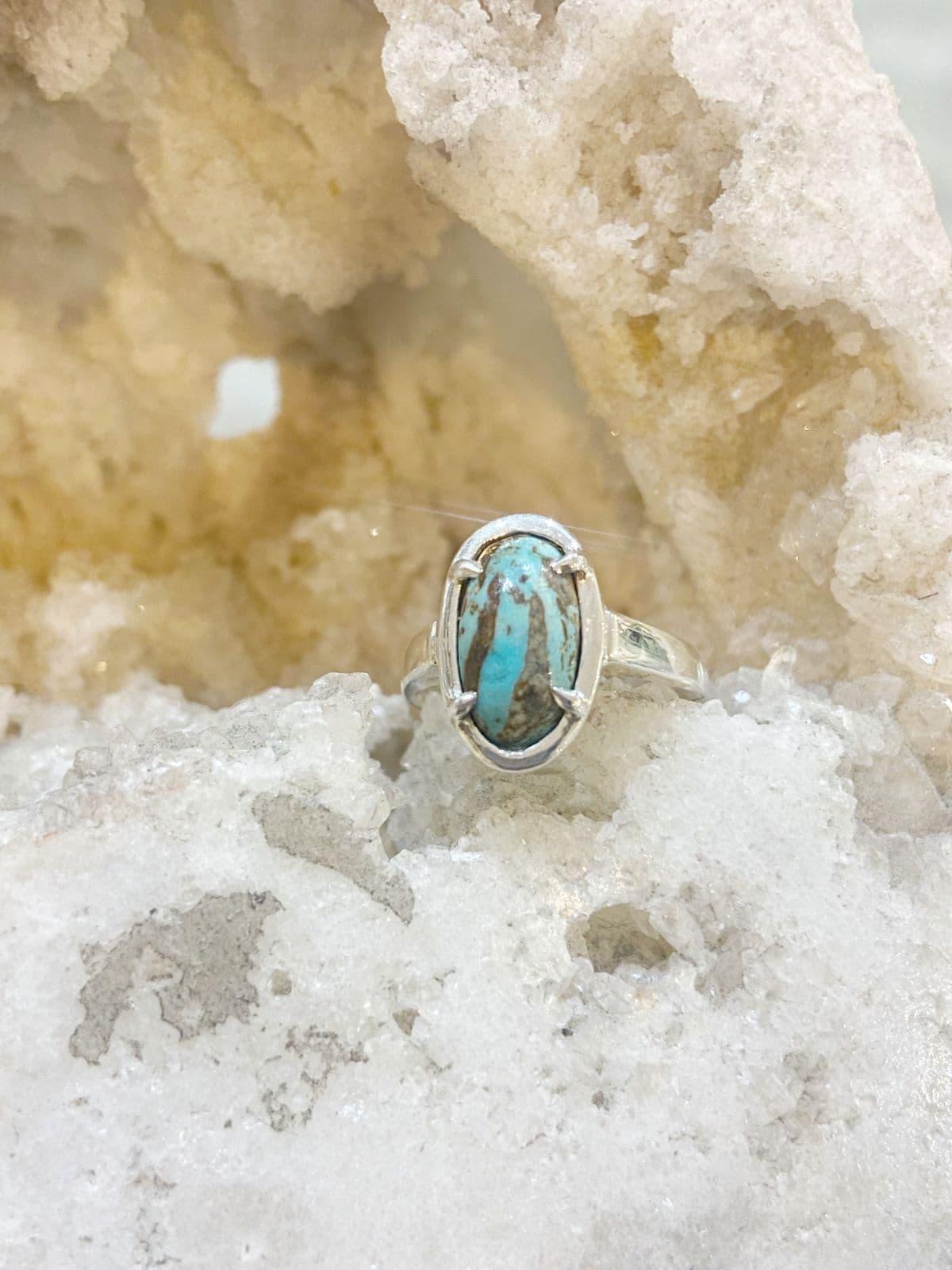 Anillo Turquesa Ovalo - imagen 1