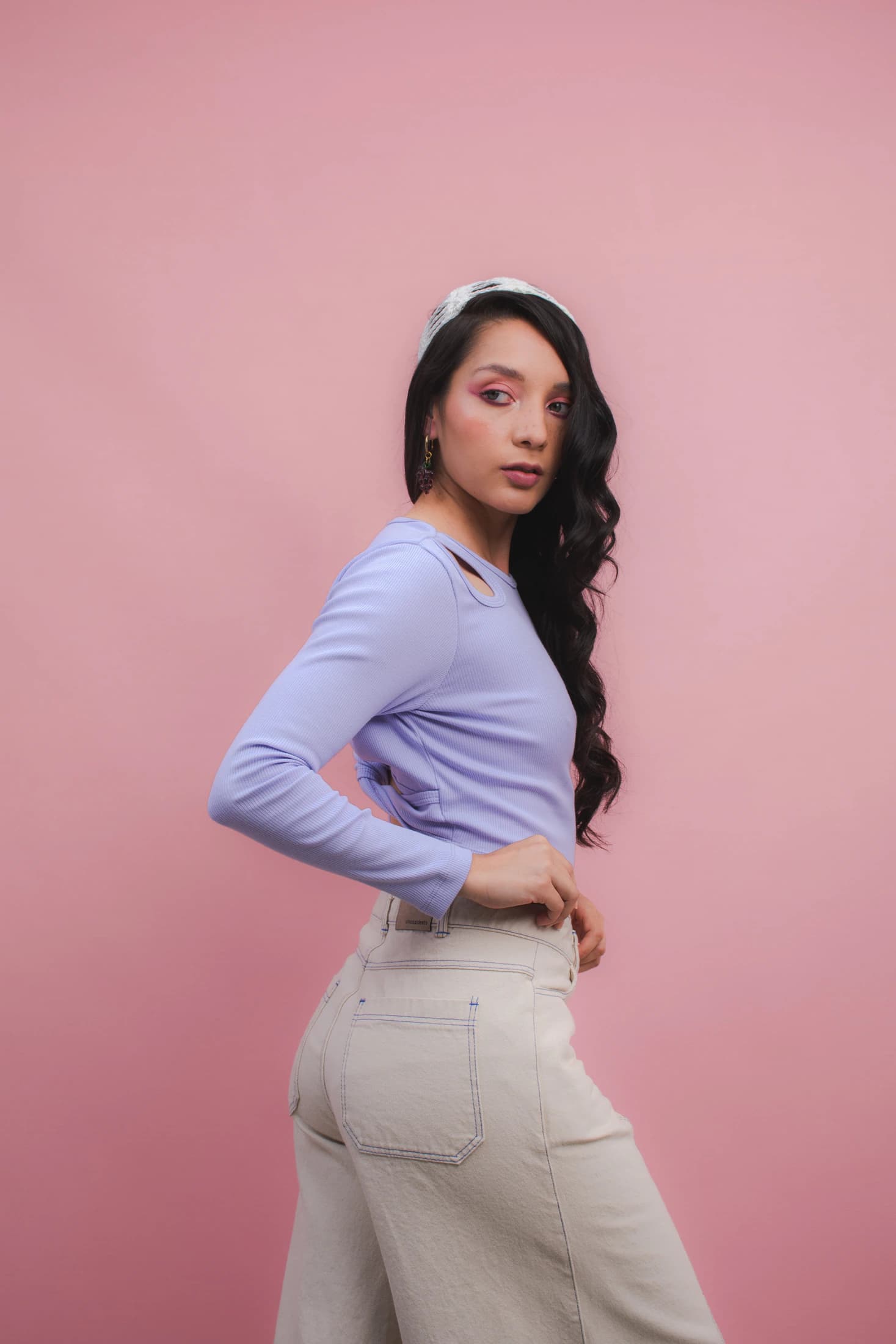 Top ADN Cut-Out Lila - imagen 4