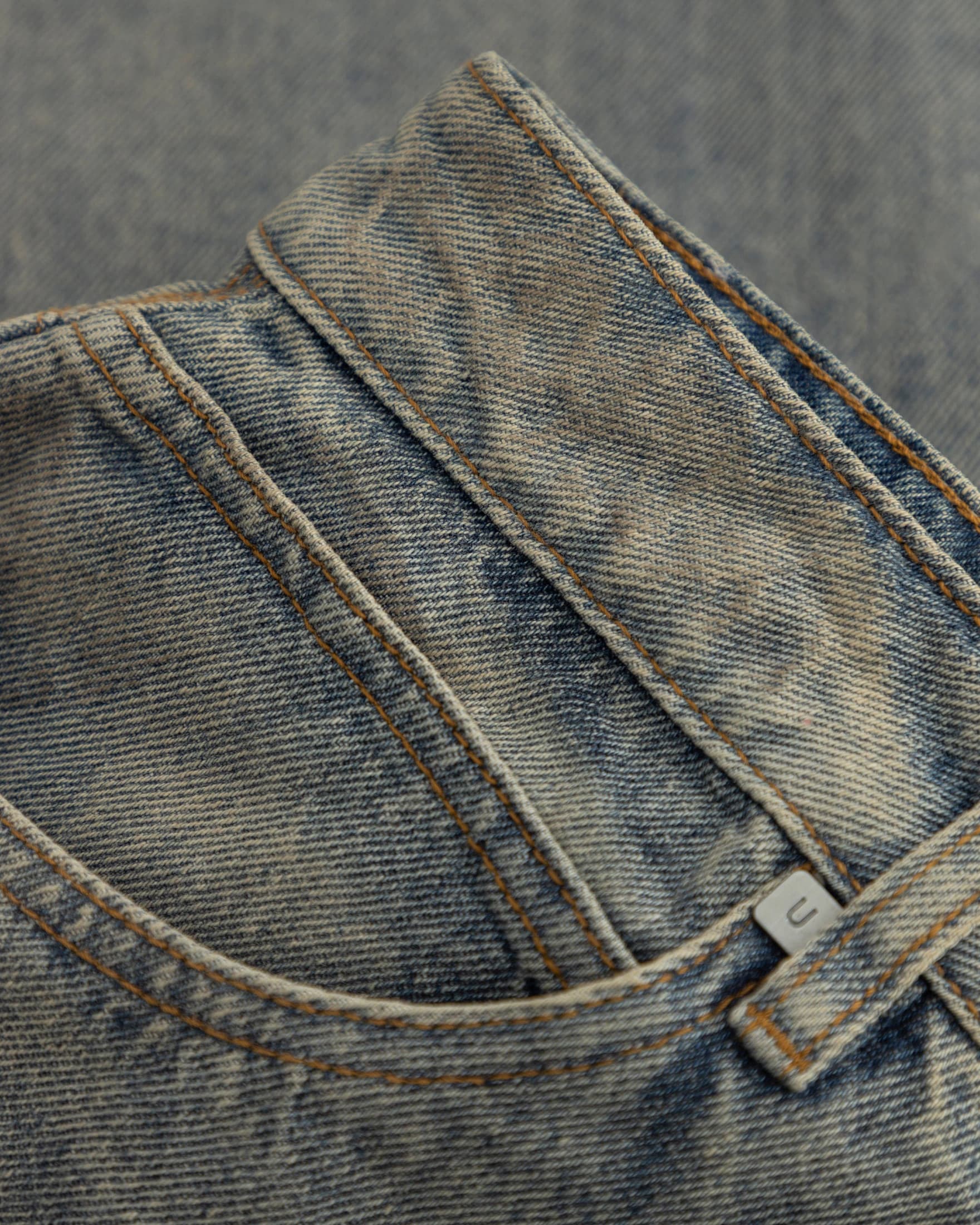 W Line Basic Wide Jeans Dirty Blue - imagen 5