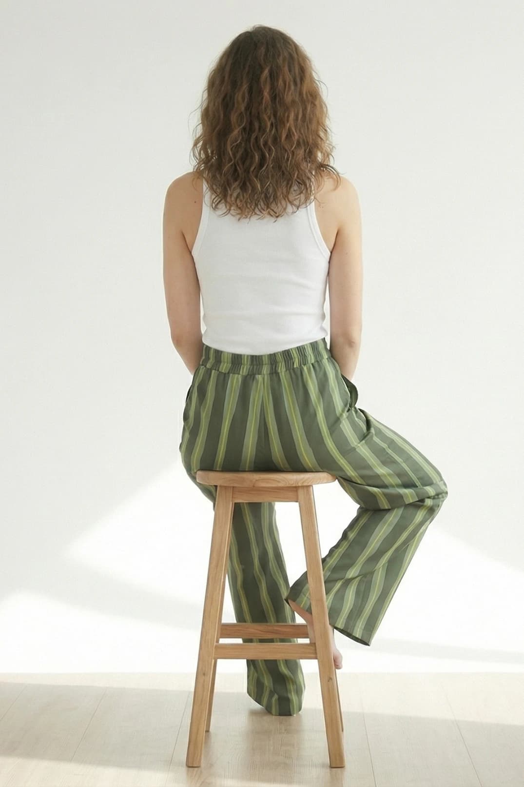 Pantalon Igua Rayas Verde - imagen 3