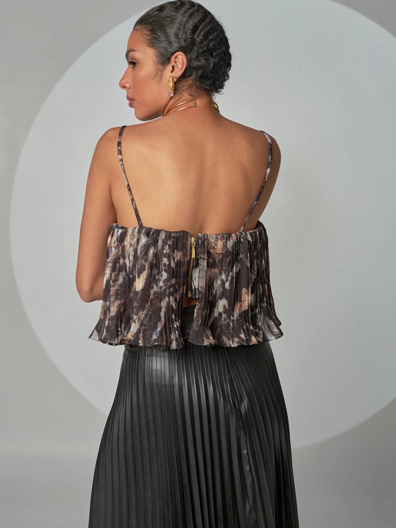 Top Siri Feathers Negro - imagen 3