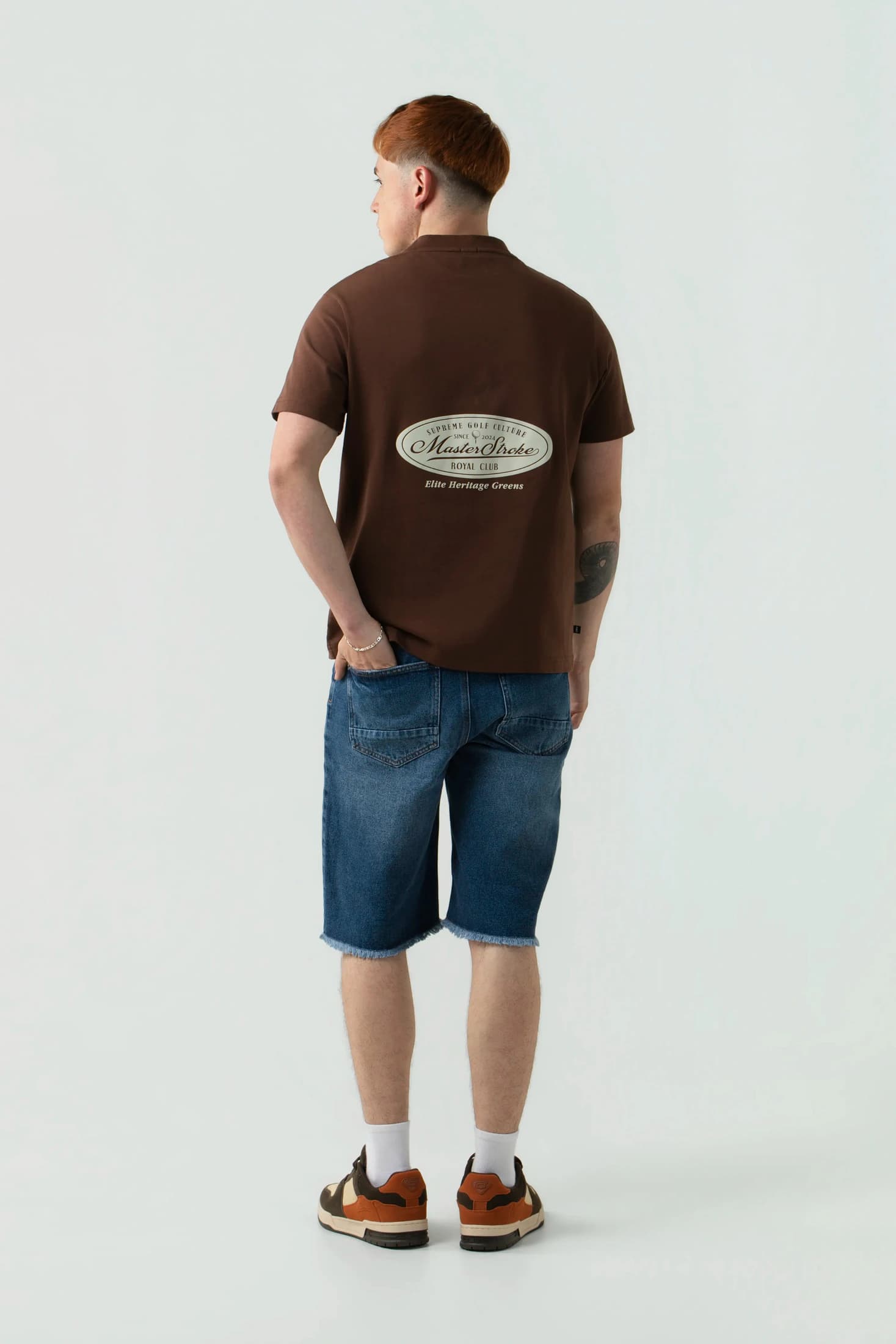 Bermuda Denim QST Raw Edge - Azul Medio - imagen 8