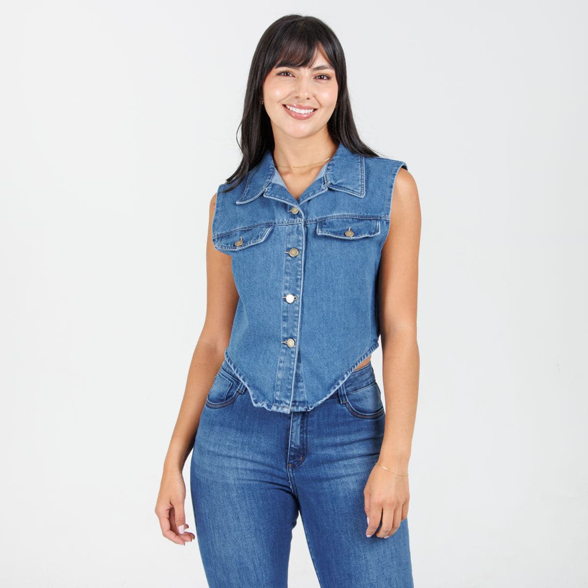 Chaleco Denim  B1917 - imagen 1