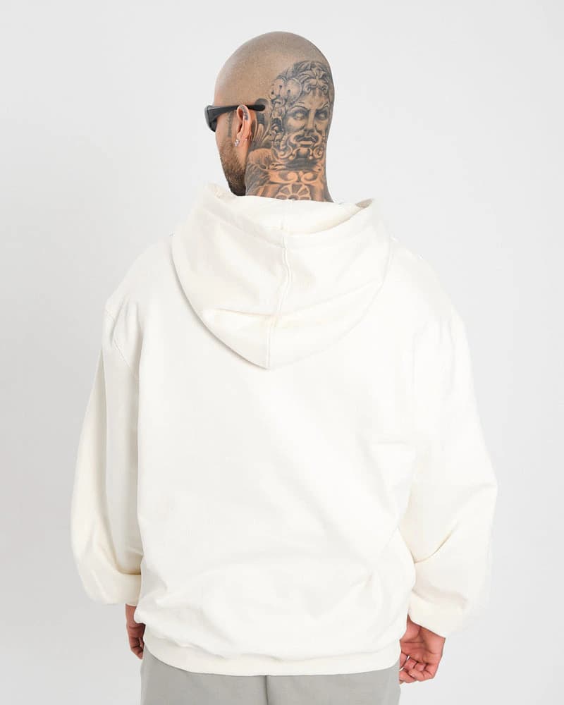 Hoodie Oversize Off White - imagen 2