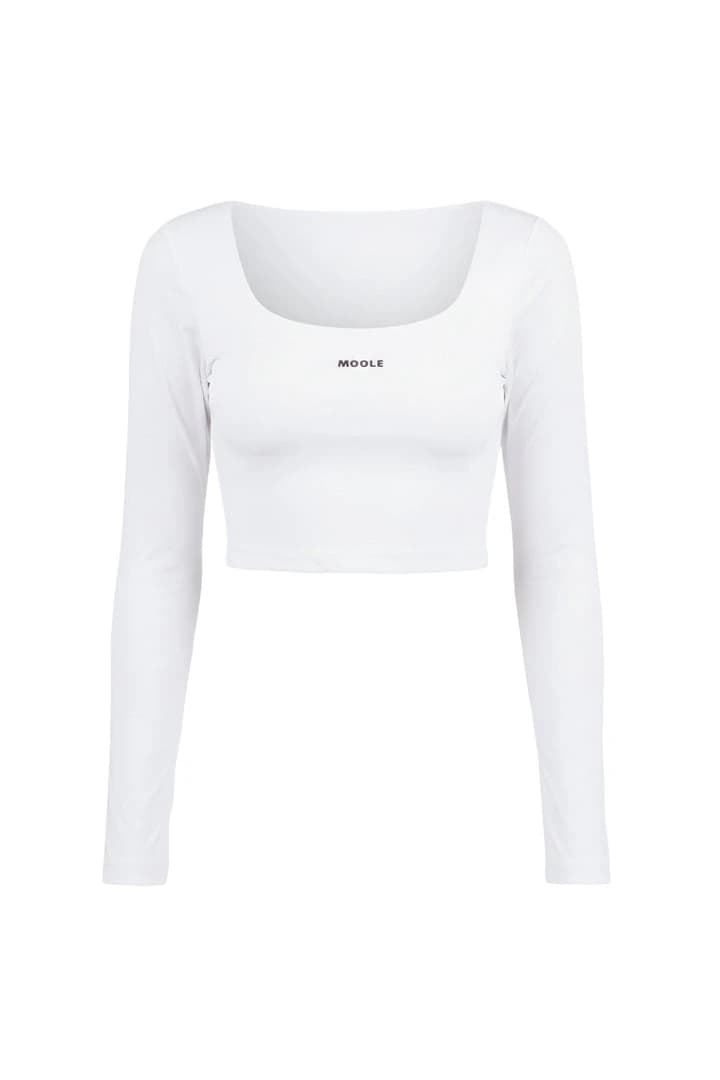 CROP TOP ESENCIALES  MANGA LARGA - imagen 7