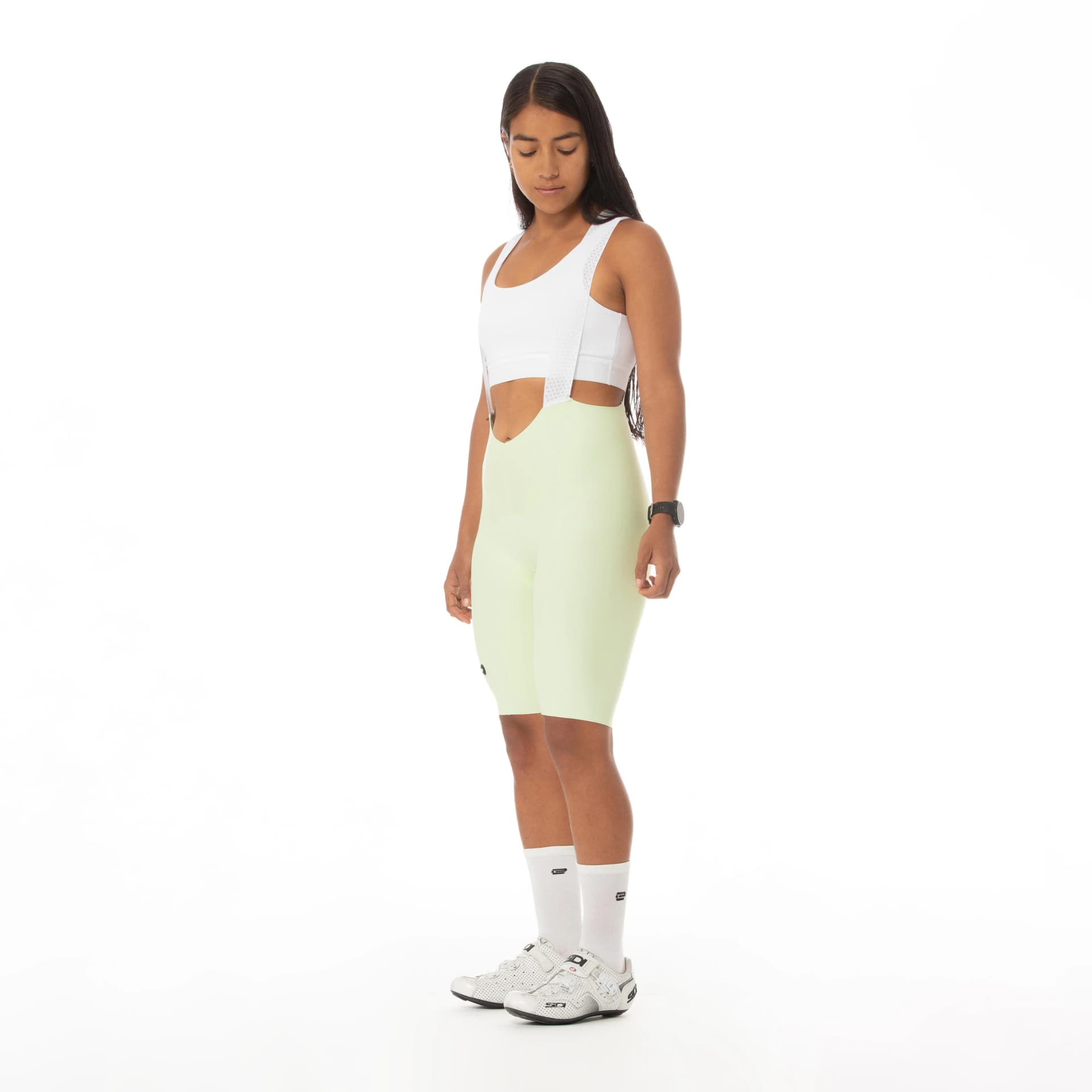 Pantaloneta Venge Verde Manzana Con Cortes - imagen 7