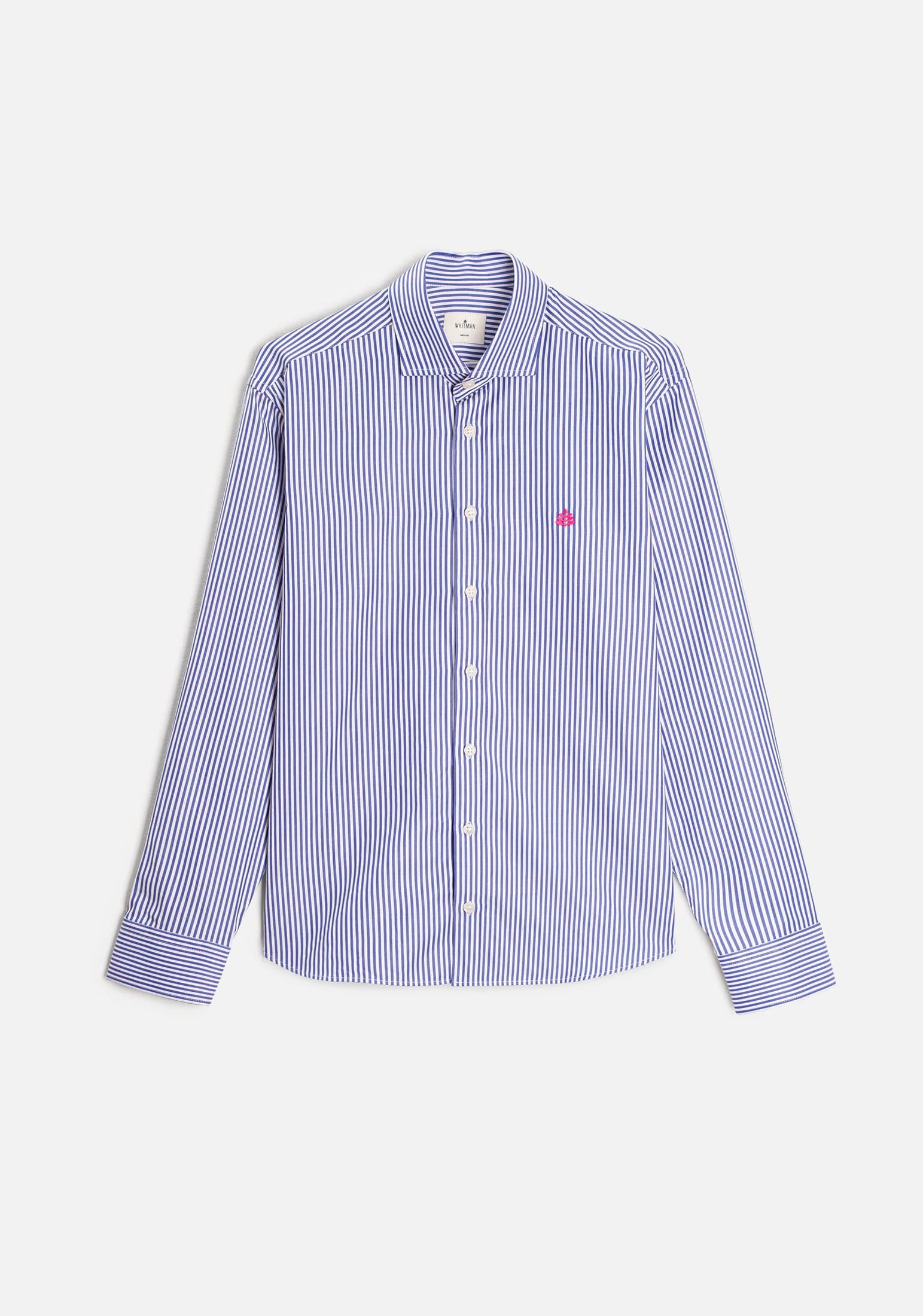 Camisa H CBD Rayas Med L-Fuc Azul Osc - imagen 1