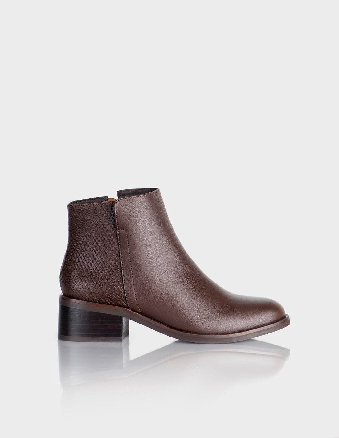 Botin Marbella Cuero Madera - imagen 1