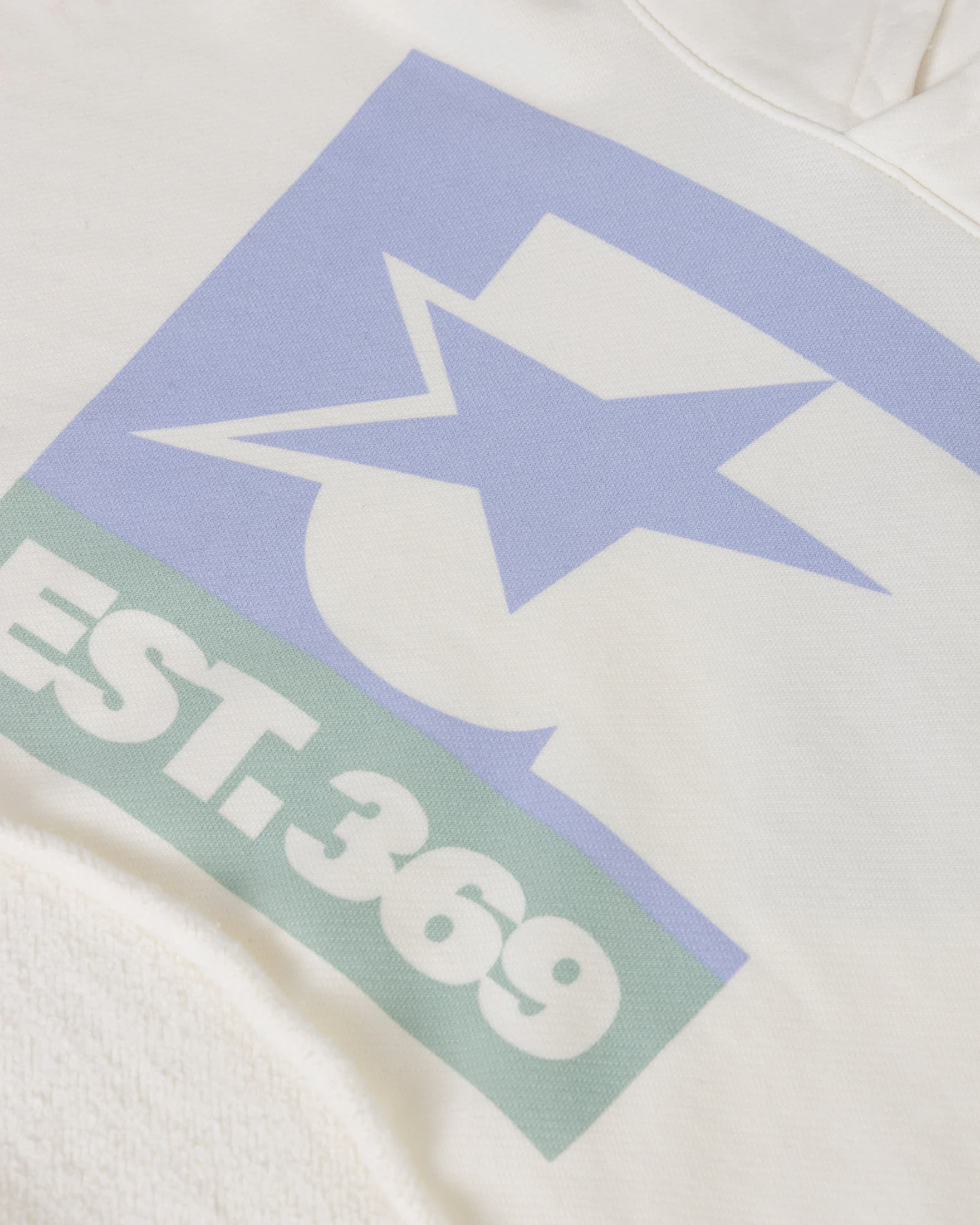 W Stardust Symbol Cropped Hoodie White - imagen 4