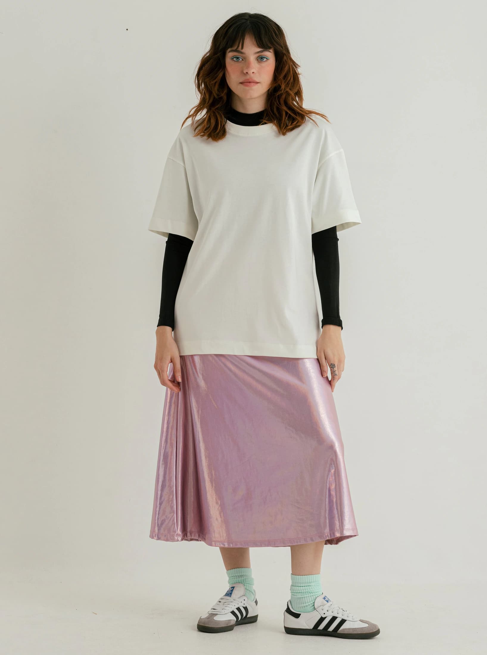 CAMISETA OVERSIZED BÁSICA MÁRFIL - imagen 1