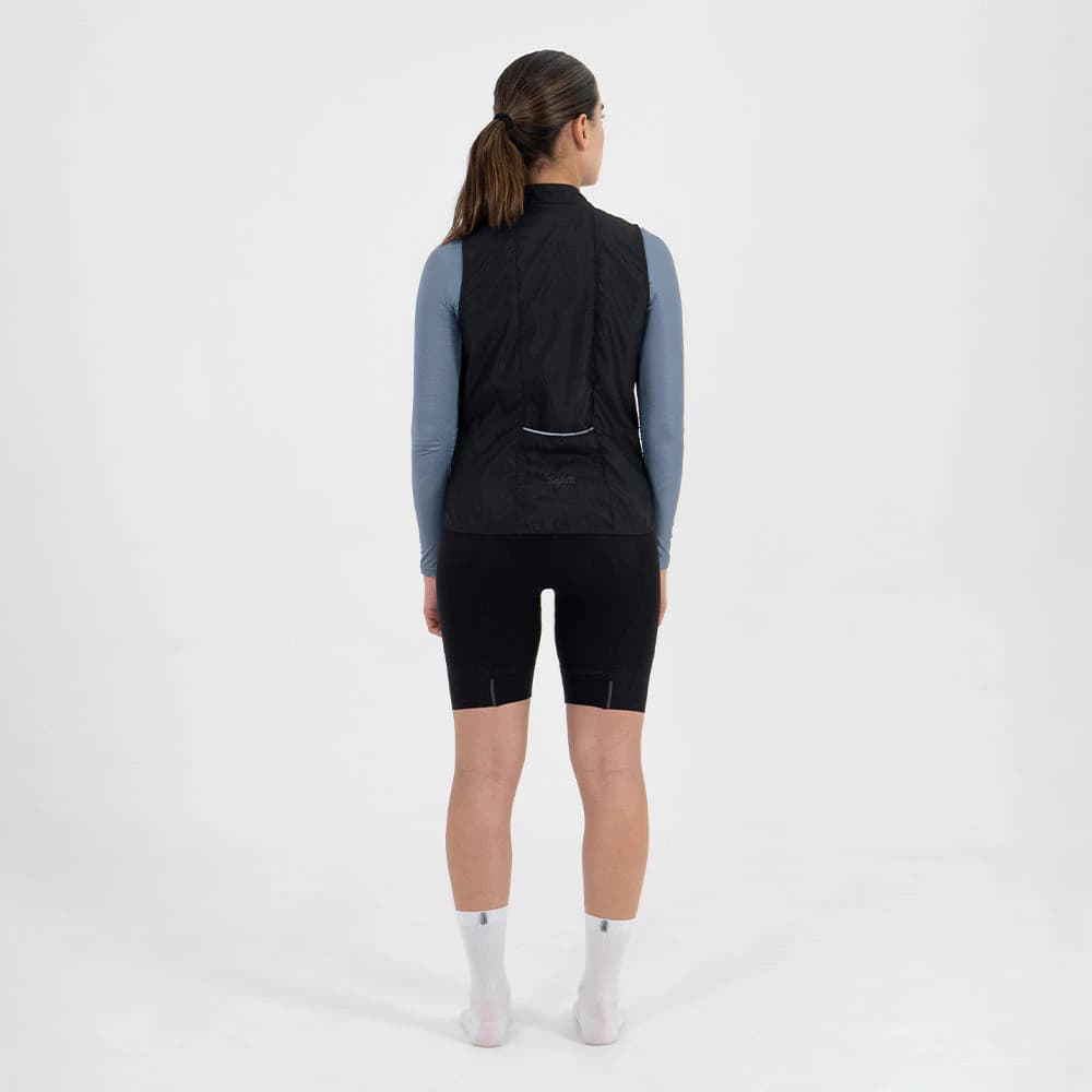 CHALECO CICLISMO NAPOLI NERO PARA MUJER - imagen 2