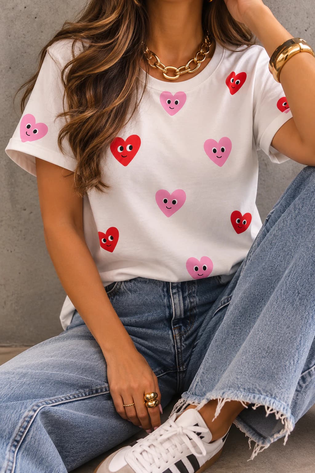 CAMISETA HAPPY HEARTS