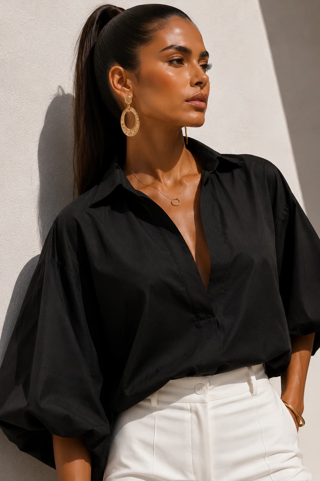 Blusa Popular Negro - imagen 3