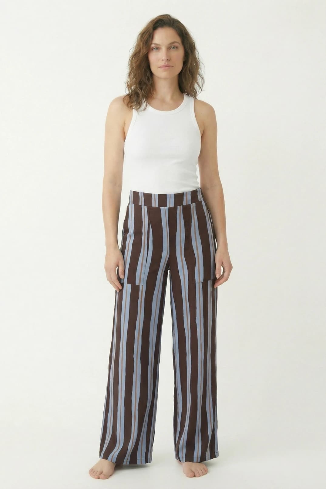 Pantalon Igua Rayas Cafe - imagen 4
