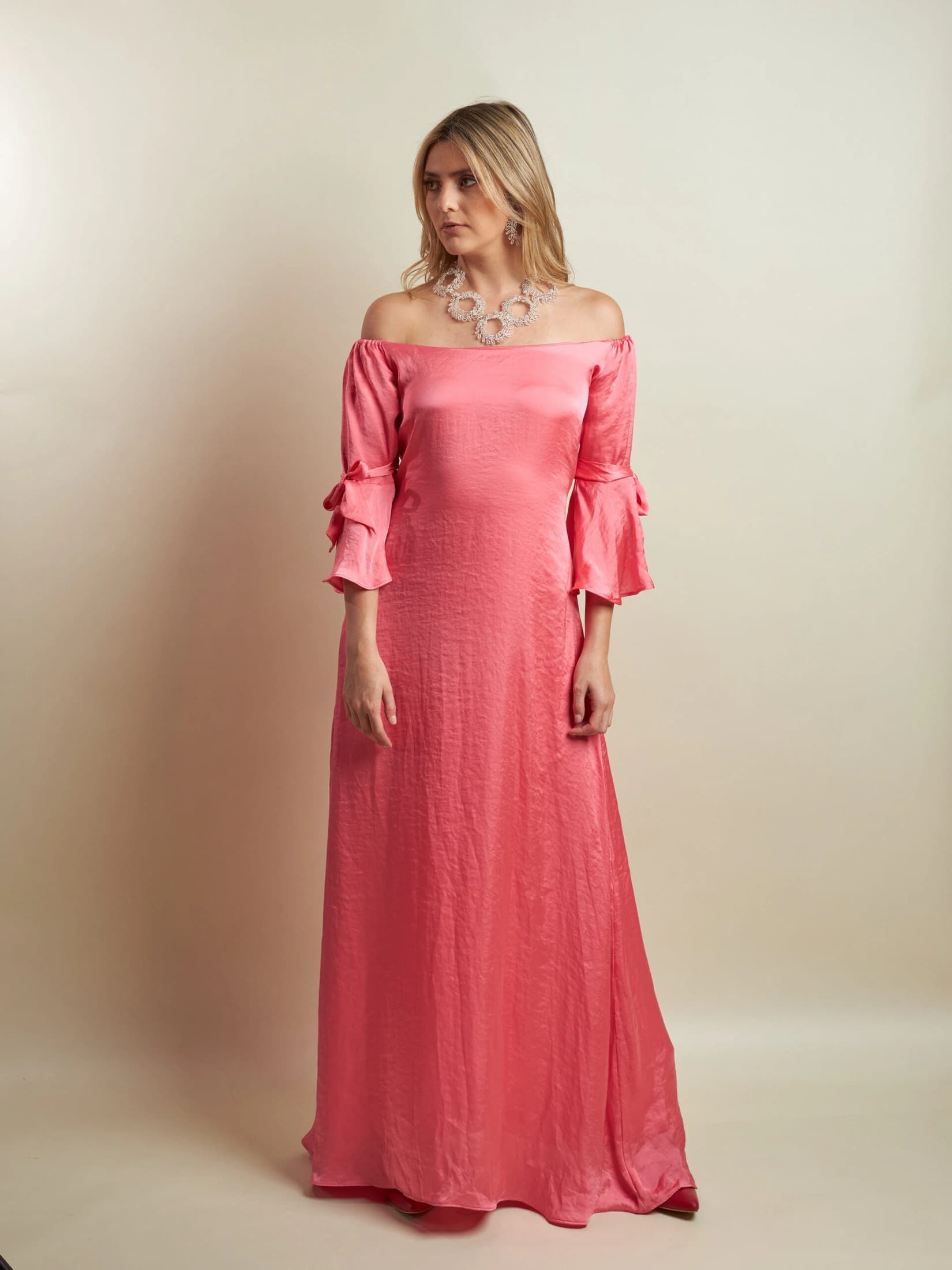 Vestido Sevilla Ii Salmon - imagen 3
