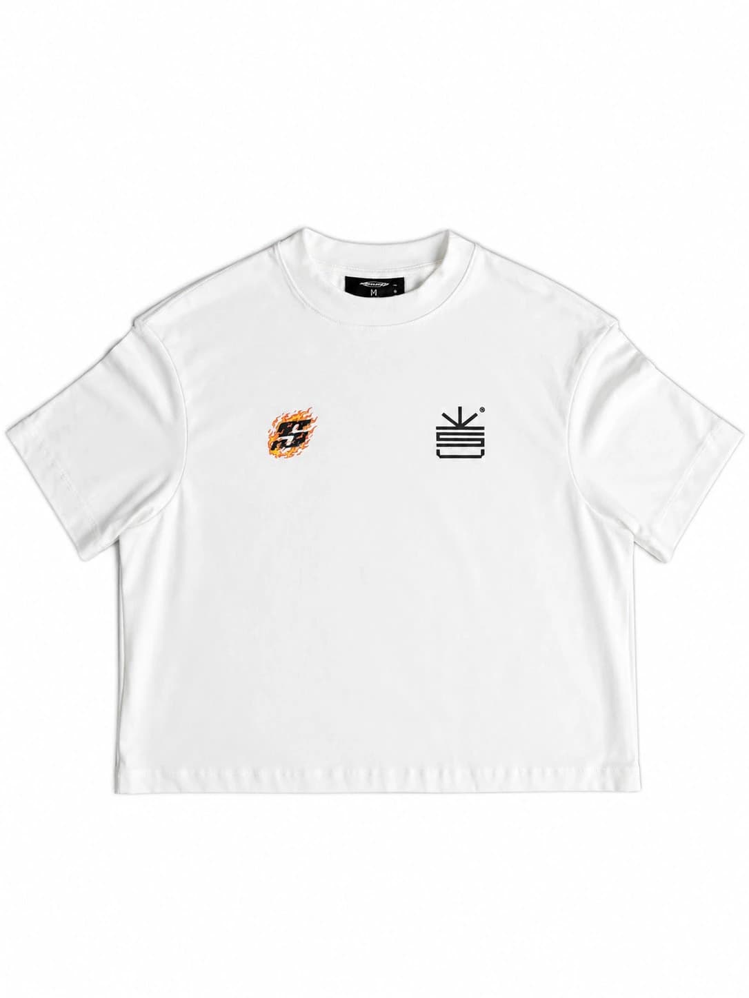 Camiseta Marfil Oversize Fire City Savage  250 gramos - imagen 1