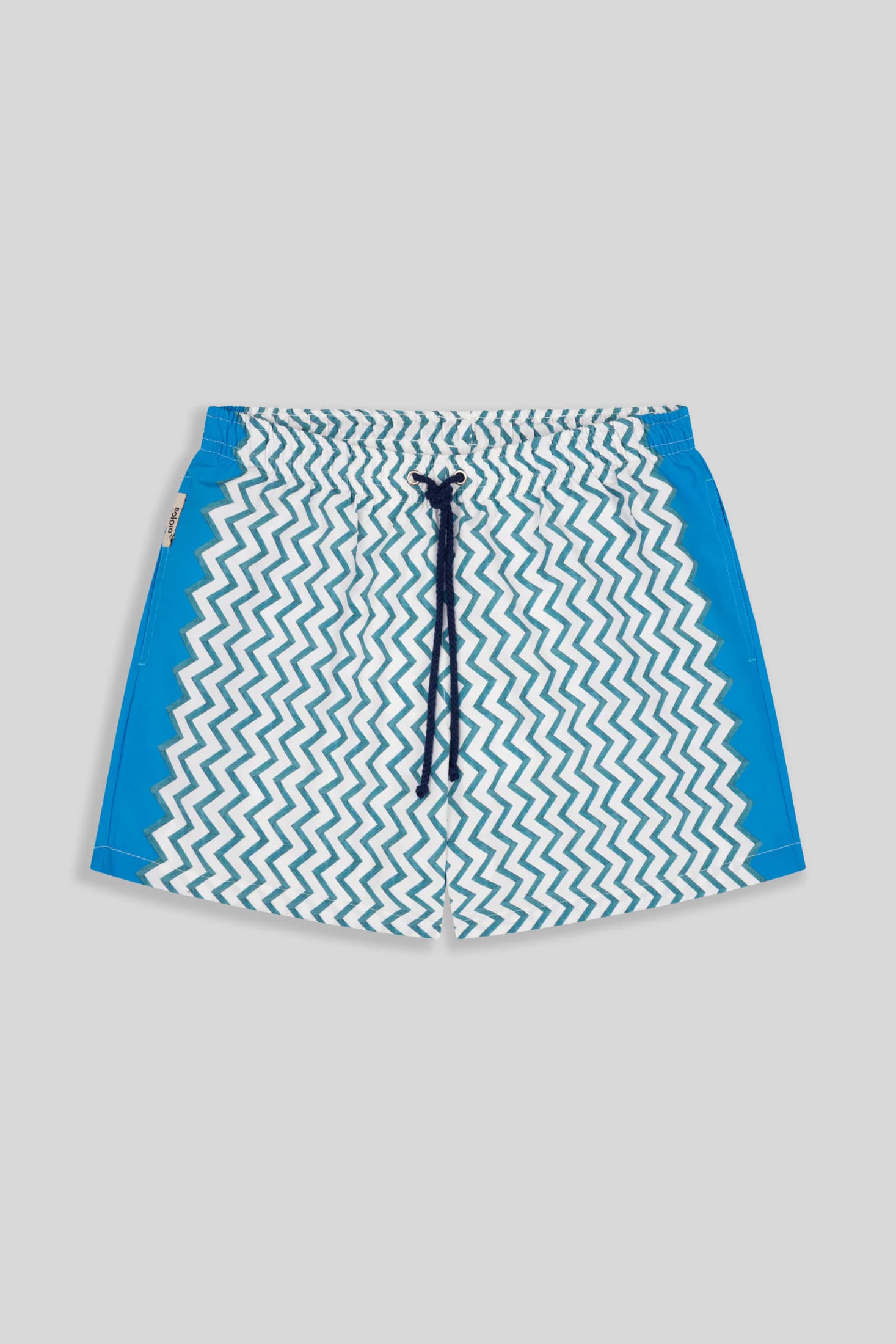 Men's swim trunk navy zigzag - imagen 3