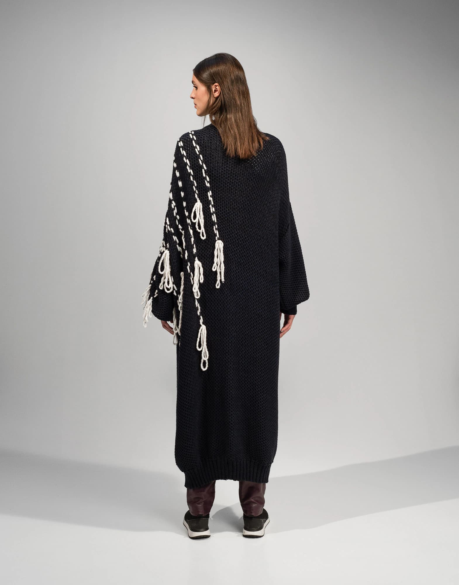 MOON TRACE KNITTED OVERCOAT - imagen 2