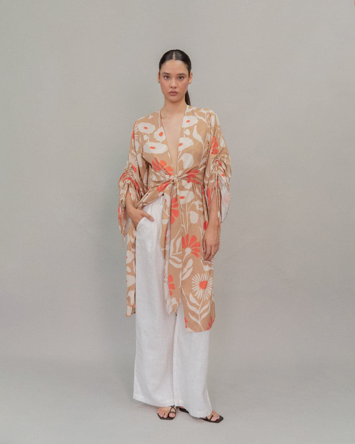 Kimono Dalia Naranja - imagen 1