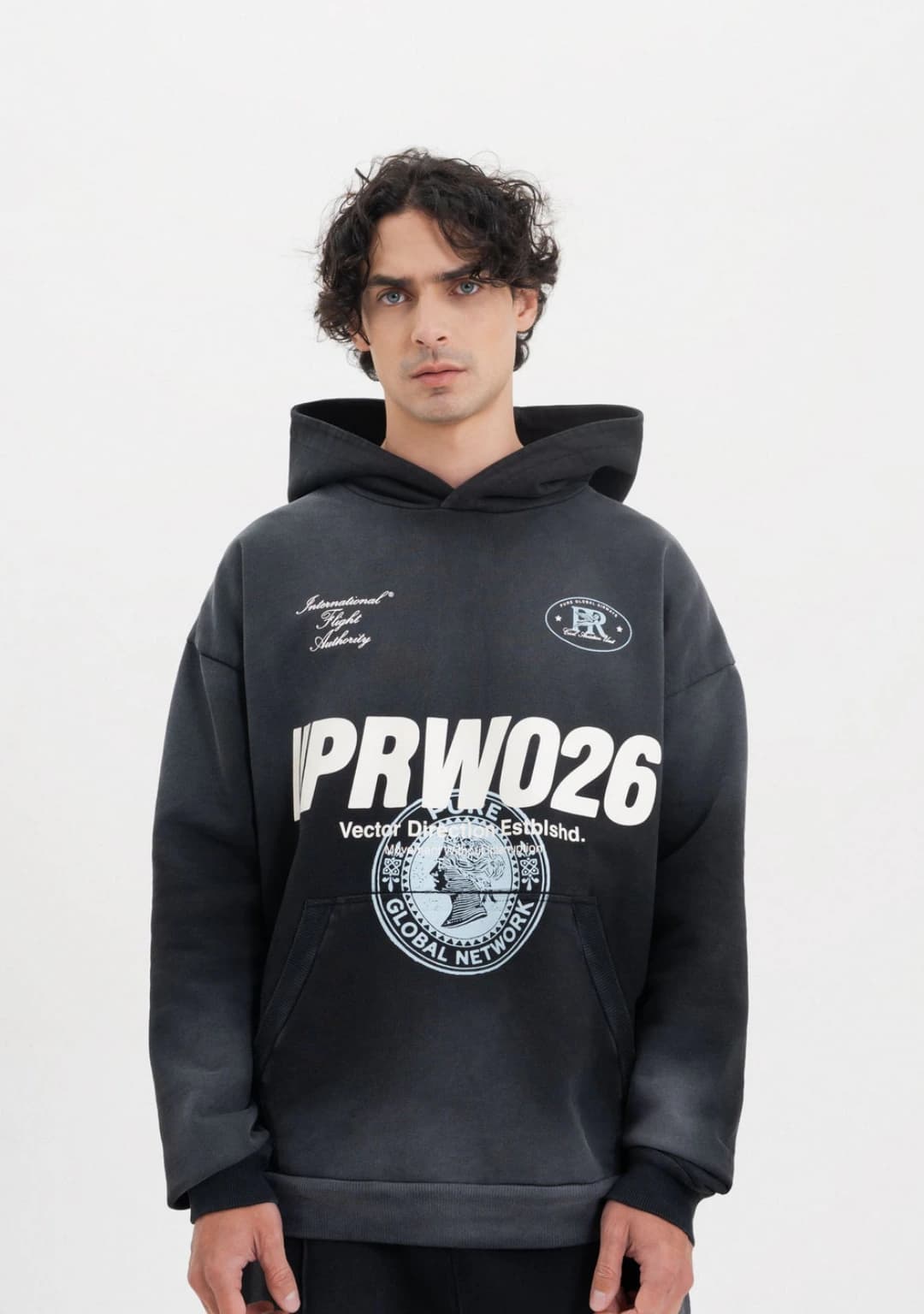 ACROSS THE LINES BLACK HOODIE - imagen 2