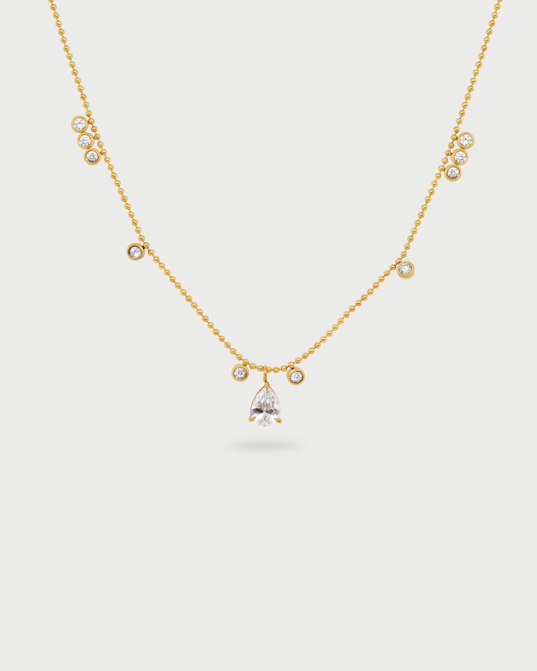 Collar Balines y Cristales - imagen 1