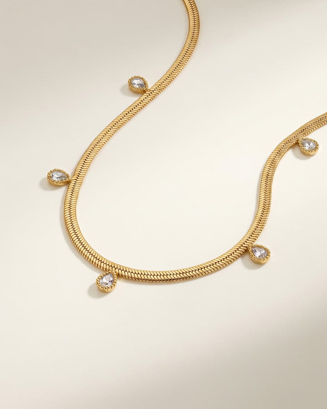 Collar Gotas Oro
