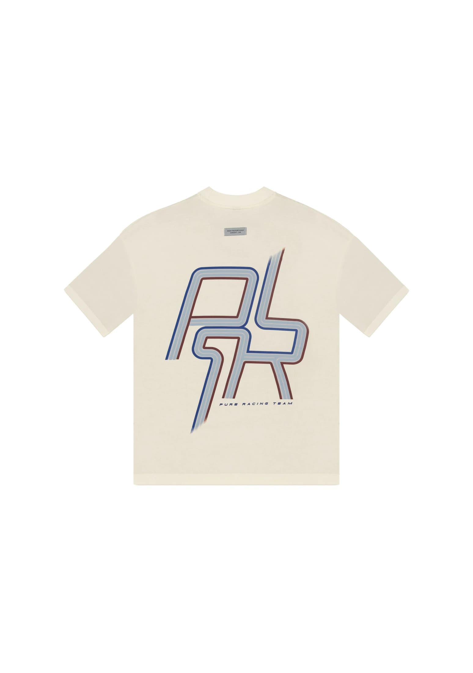 Overdrive Ivory Racing Lines T-Shirt - imagen 1