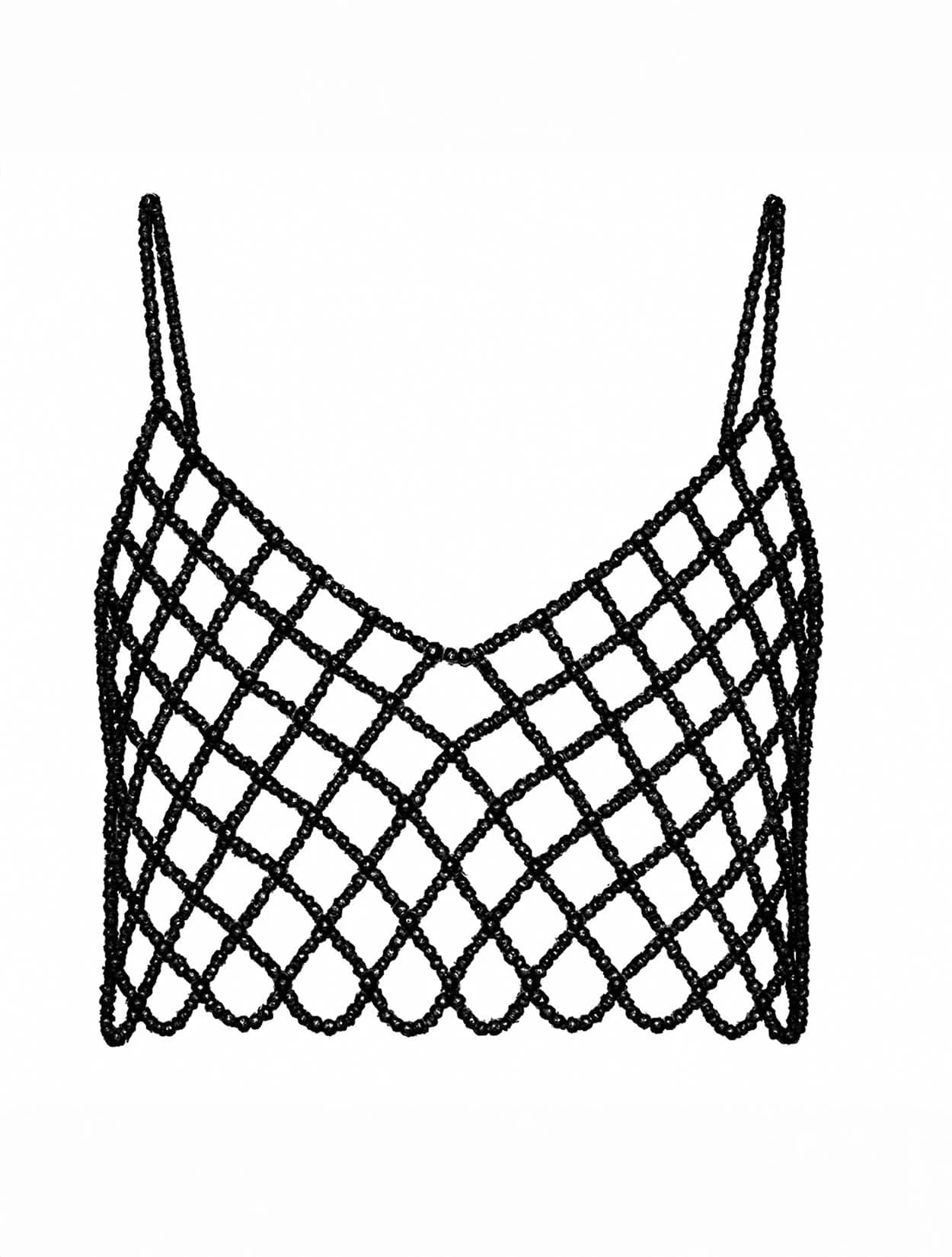 TOP DIAMANTE NEGRO - imagen 1