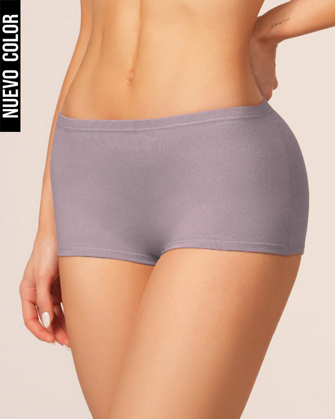 Boxer Femenino Tiro Alto en Algodón Suave Ref. 8099 - imagen 11