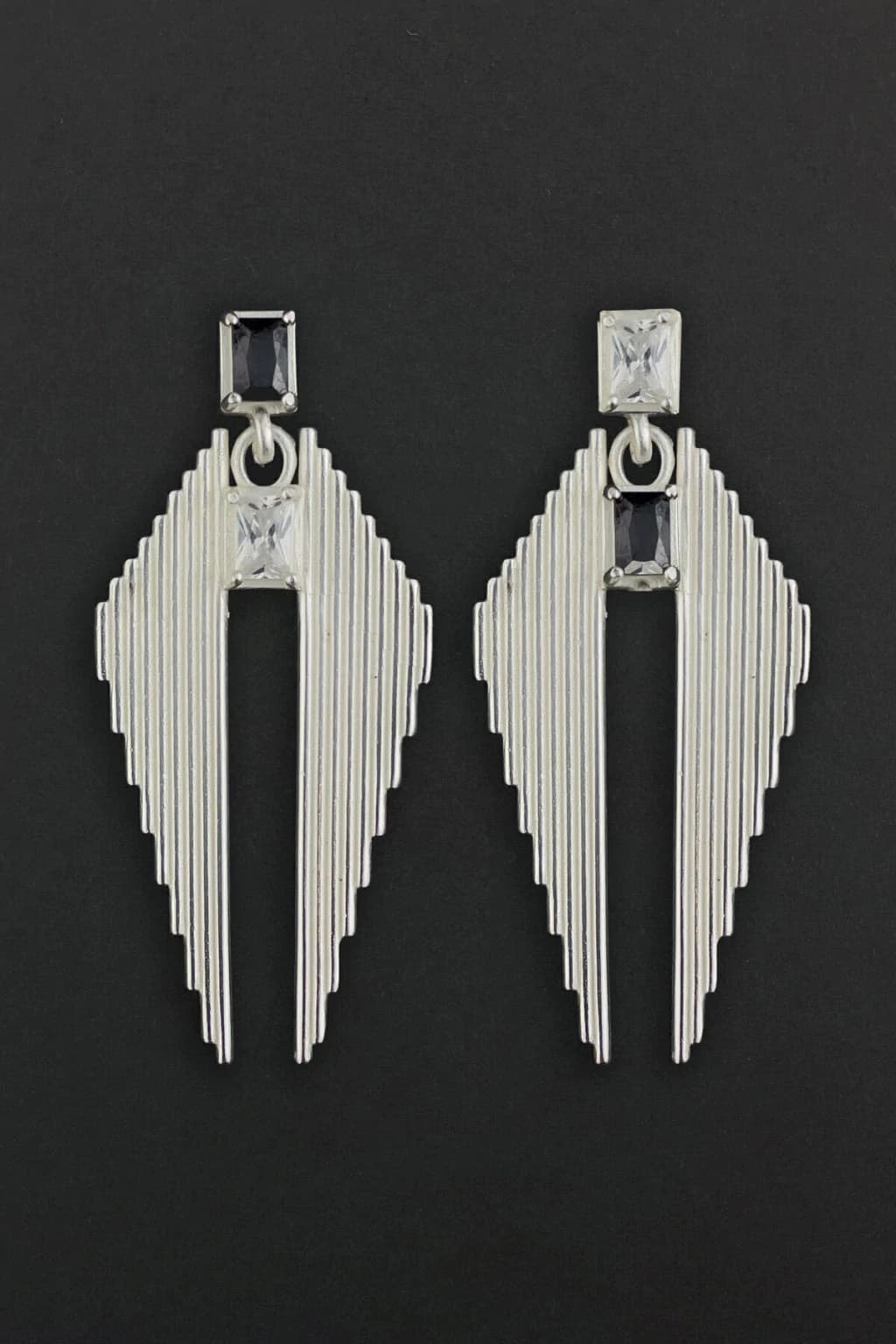 ARETES DECO ROMBO - imagen 1