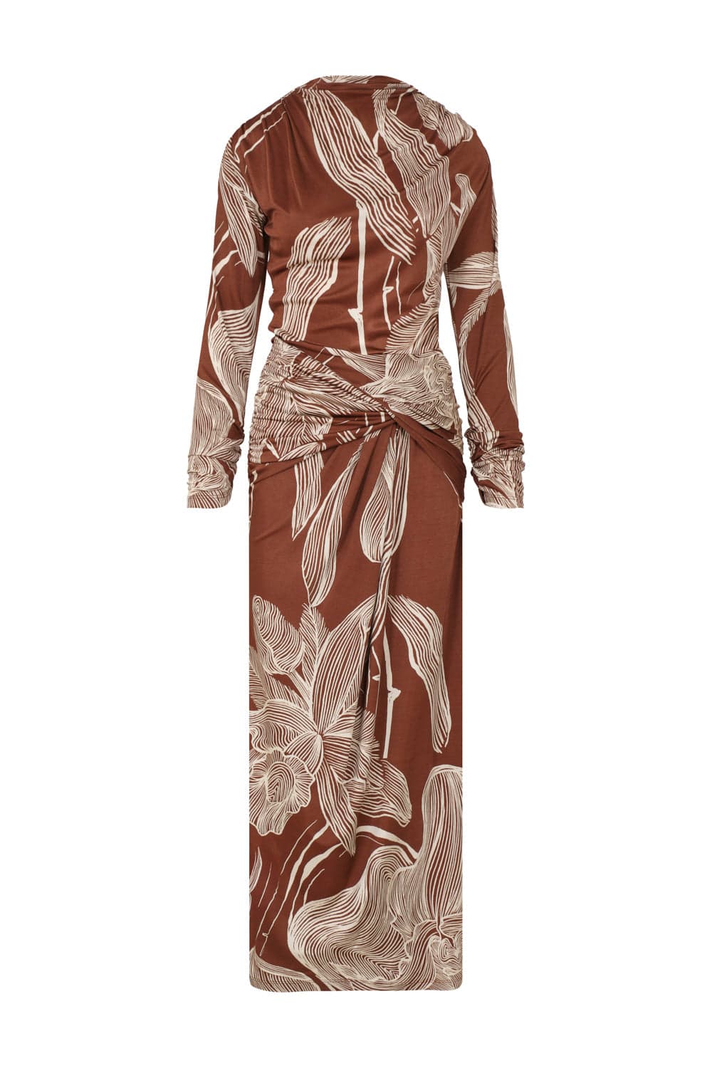 Vestido velvet wu moca - imagen 2