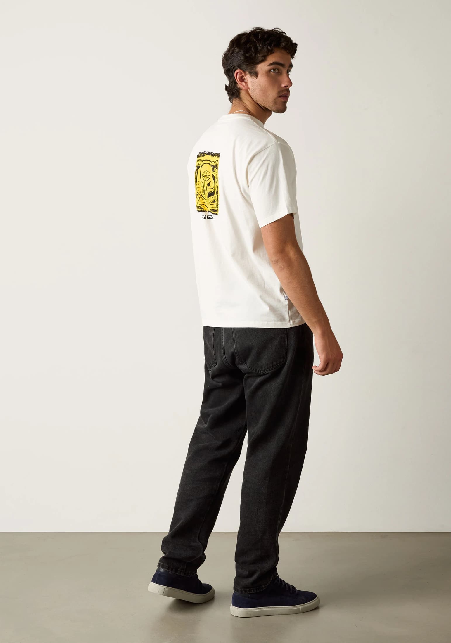 Camiseta H Glenn Estampada Marfil - imagen 1