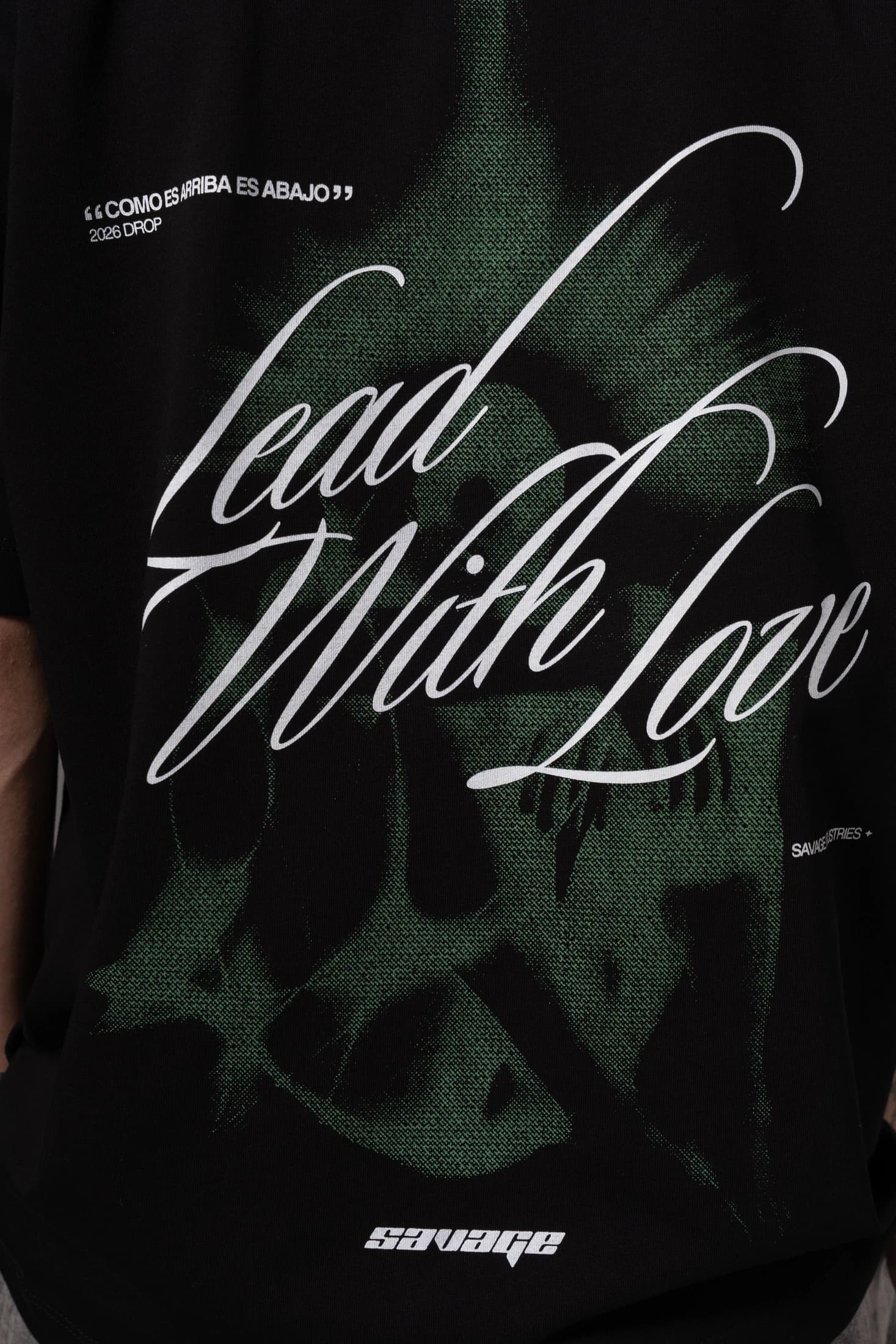 Camiseta Oversize  Como es arriba es abajo savage  250 gramos 14647 - imagen 6
