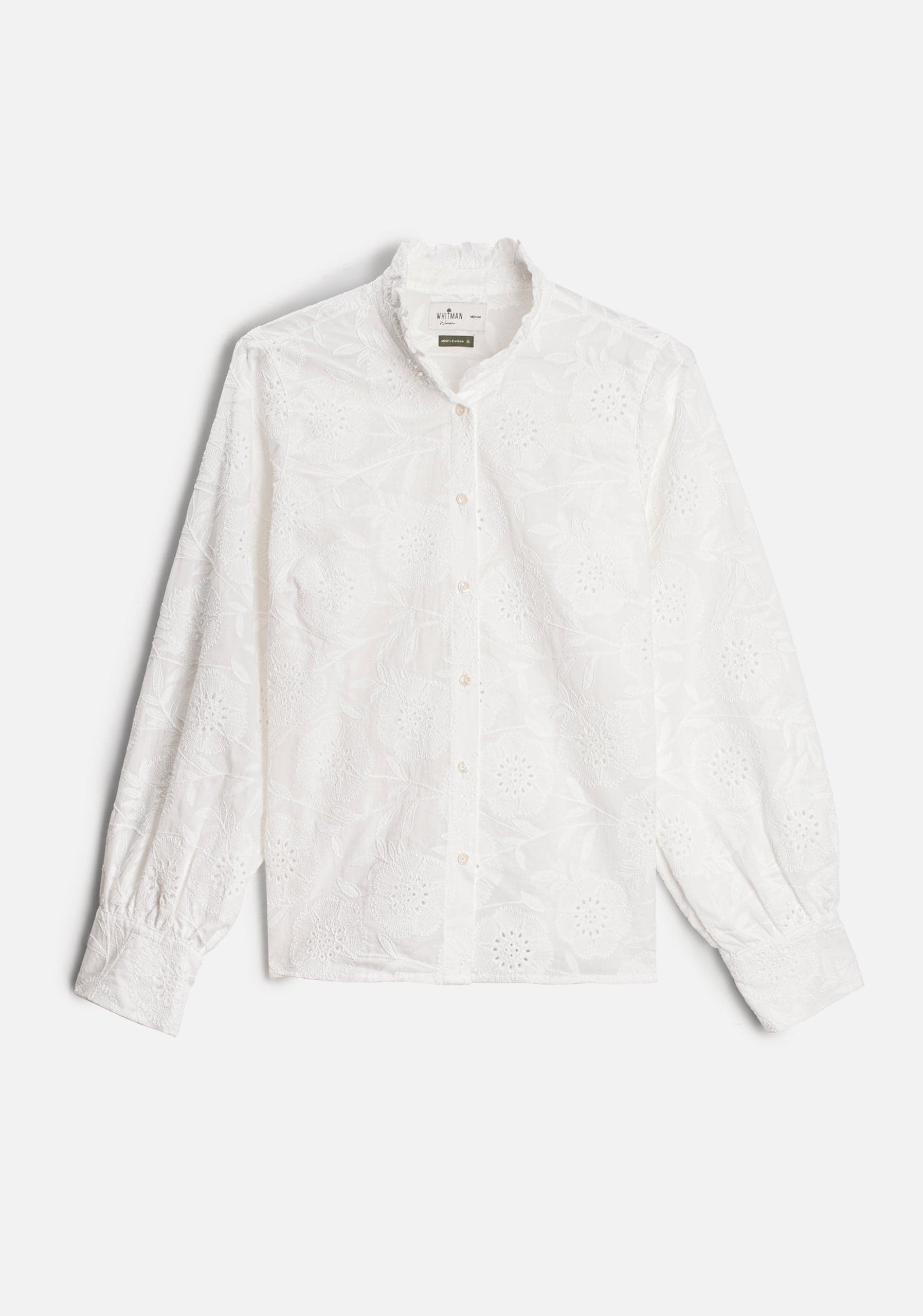Blusa M Emily Ojalillo Blanco V2 - imagen 2