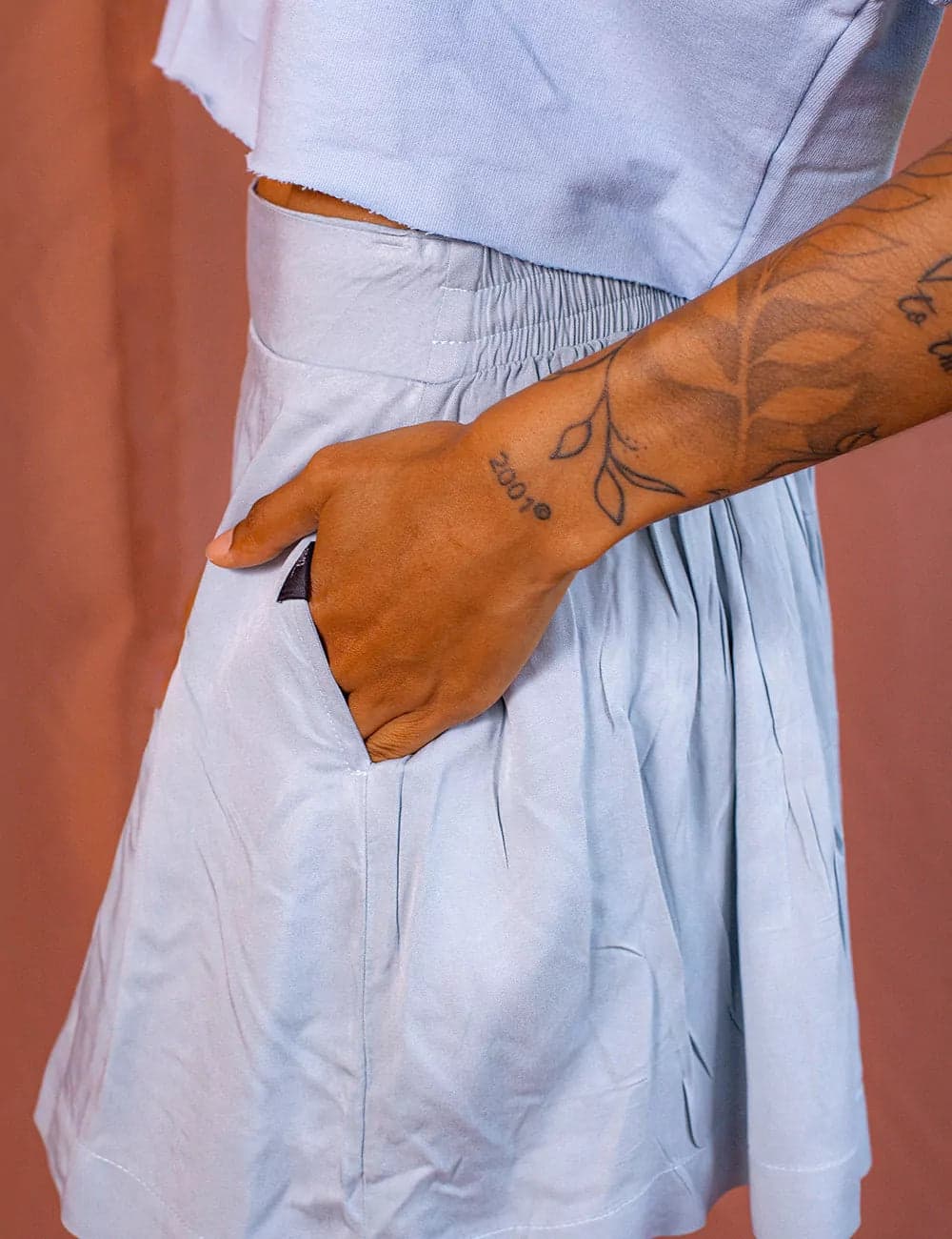Short Prenses THE DEEP Azul cielo Mujer - imagen 4