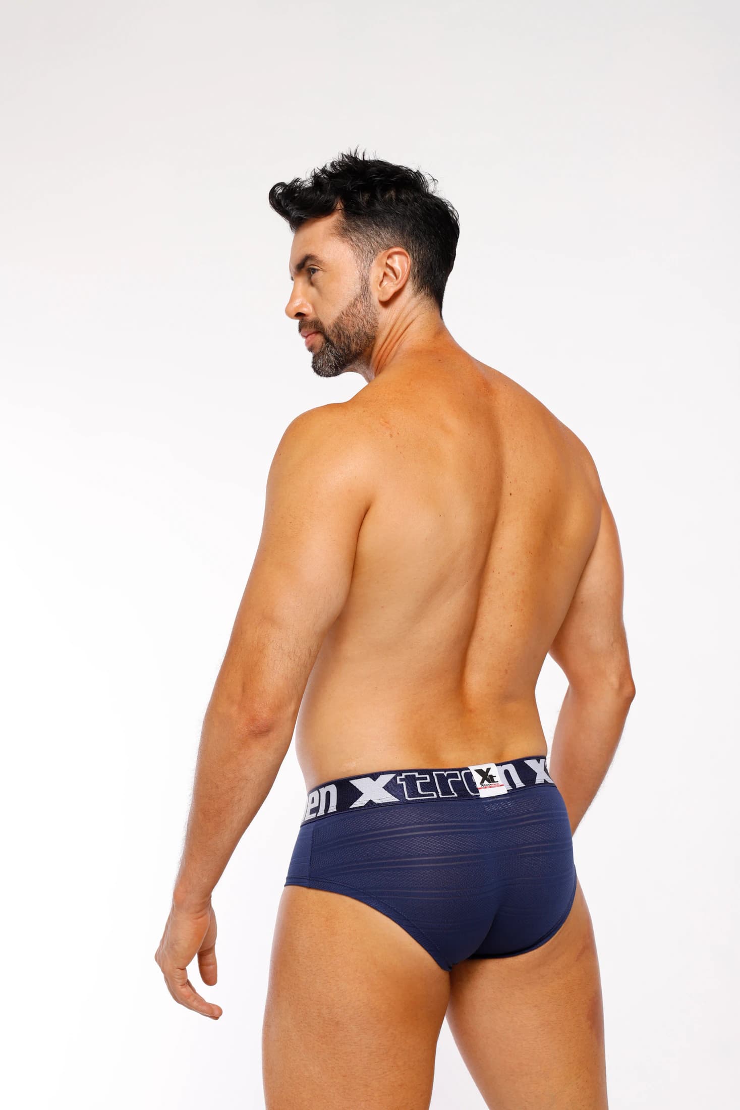 BRIEF CLASICO MICROFIBRA AZUL OSCURO - imagen 2