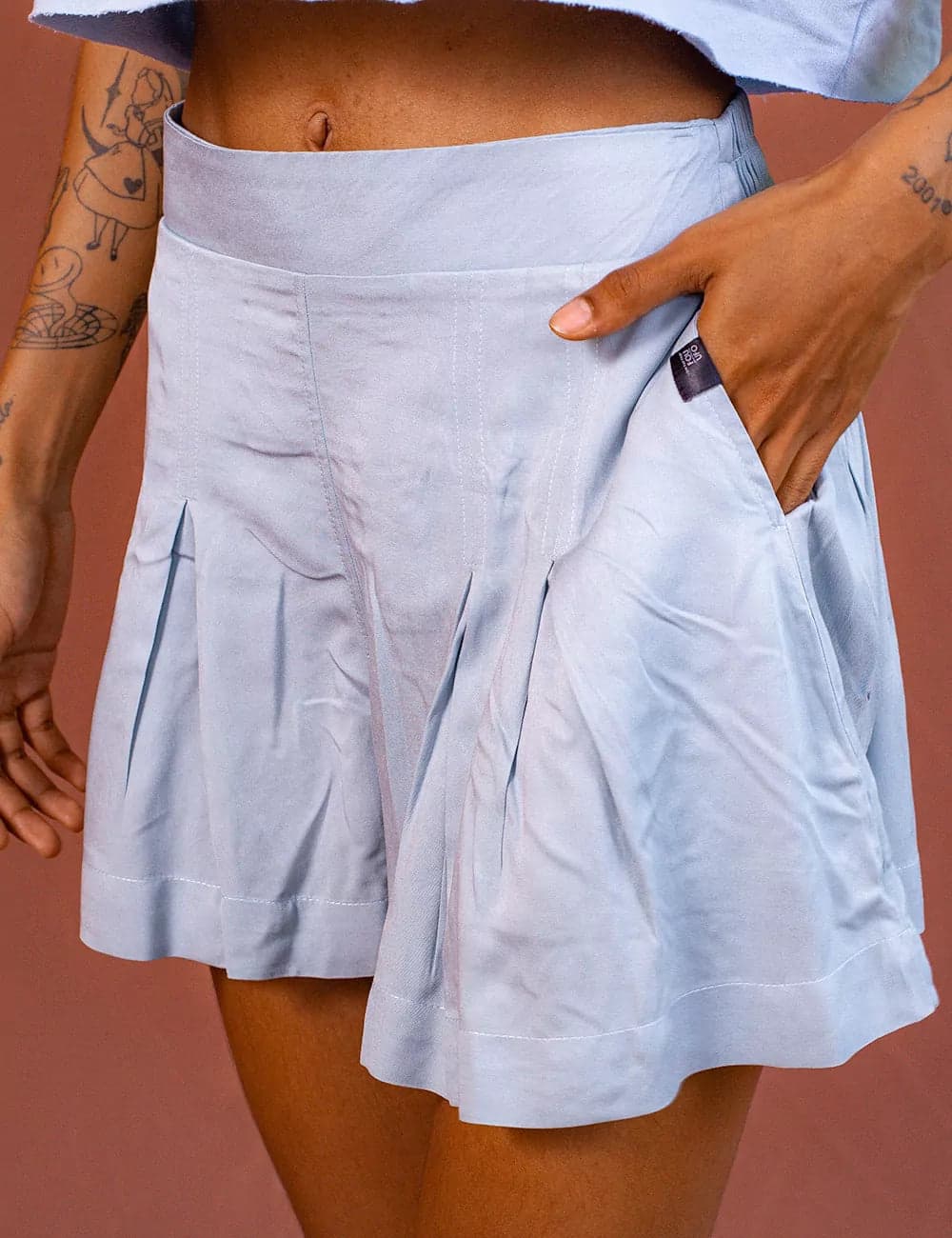 Short Prenses THE DEEP Azul cielo Mujer - imagen 6