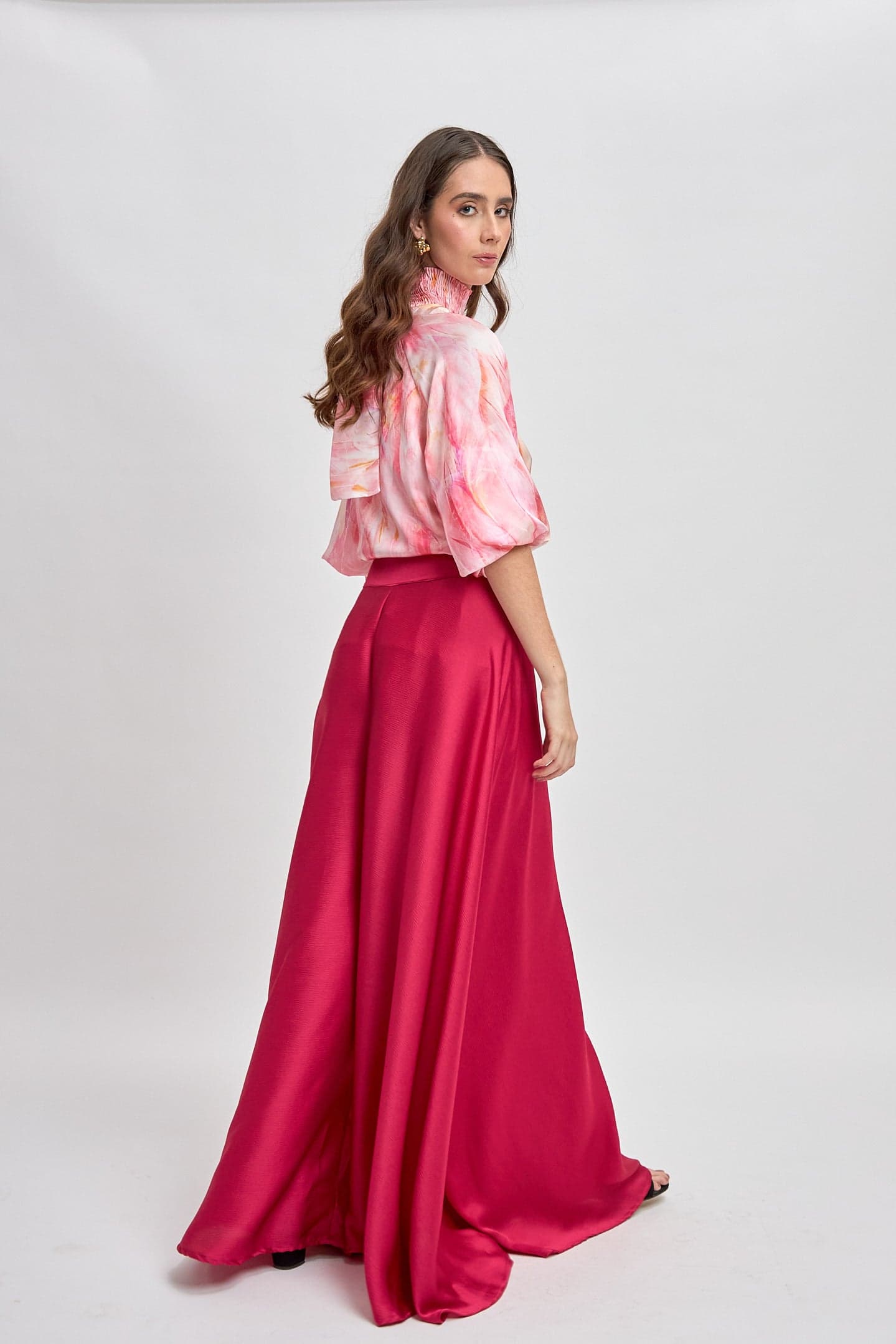 Blusa Brestel Plumas Salmon - imagen 5