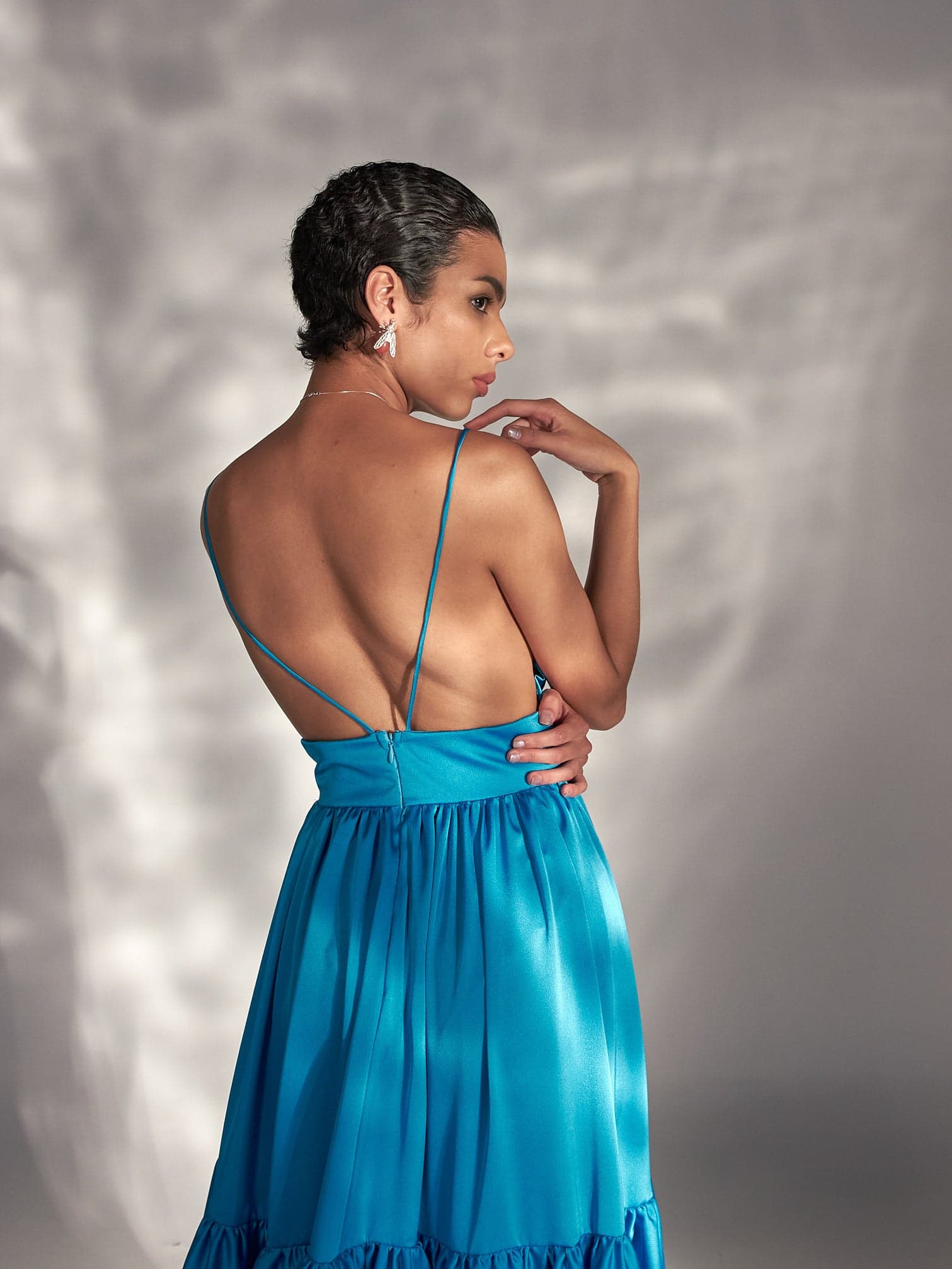 Vestido Rinchi Turquesa - imagen 4