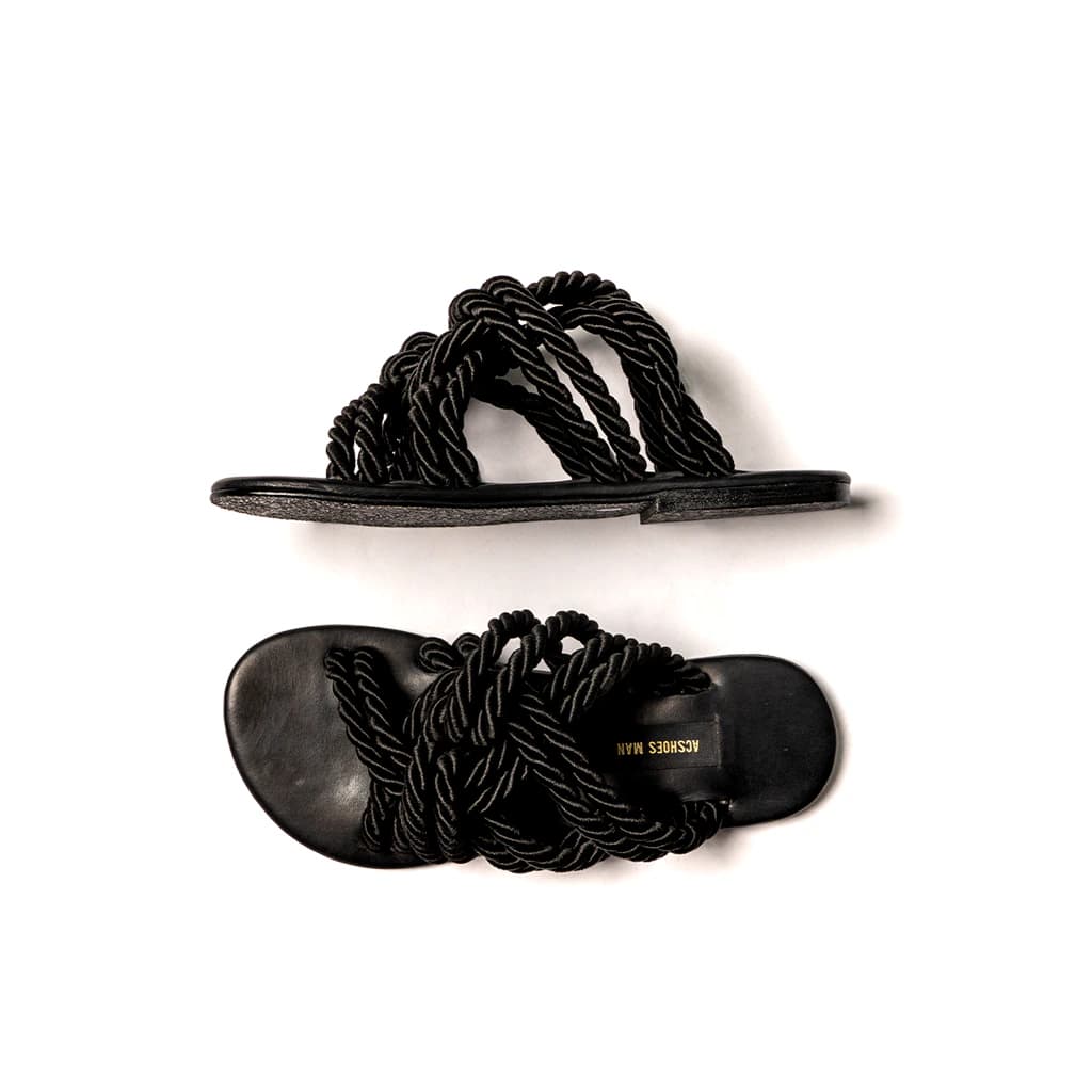 Sandalias romanas negras - imagen 2